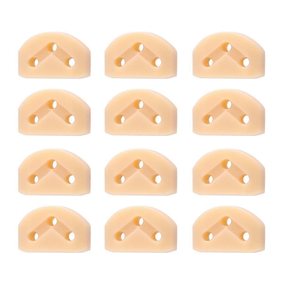 12Pcs Classical Guitar Rollers String Trees Retainer Guides Guitar String Locks Nut Block Clamp