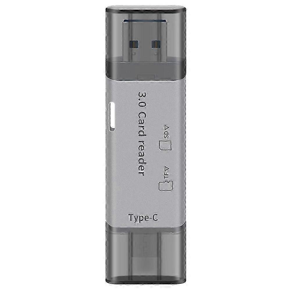 New USB3.0 Type-C card reader SD/TF card dual-head multi-function two-in-one card reader s