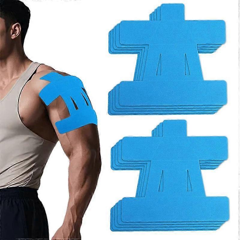 Waterproof Kinesiology Tape for Shoulder Support 10 Pack PreCut Strips