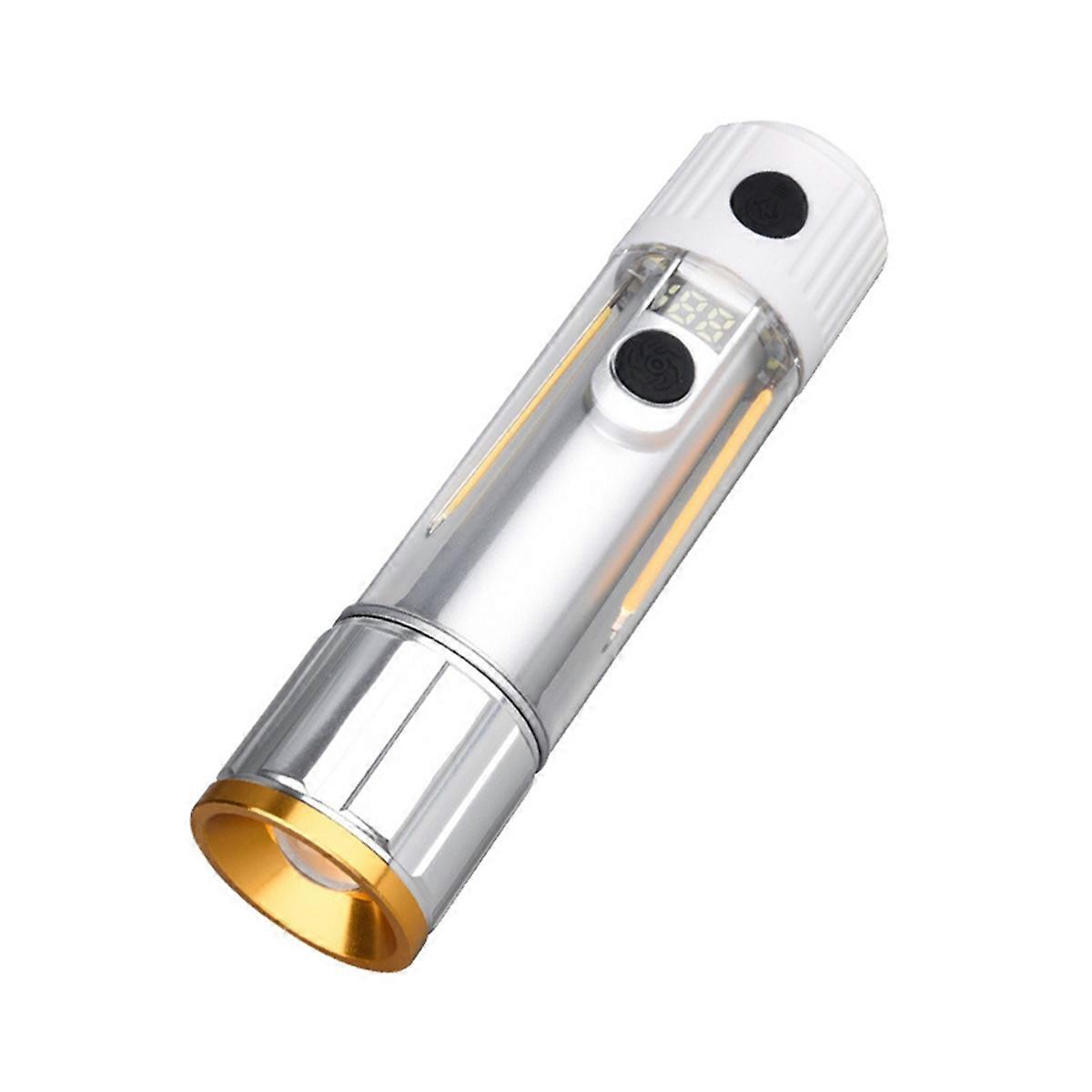 Rechargeable LED Flashlight with Magnet, High Power Torch, Power Bank, Outdoor Emergency Lantern for Camping