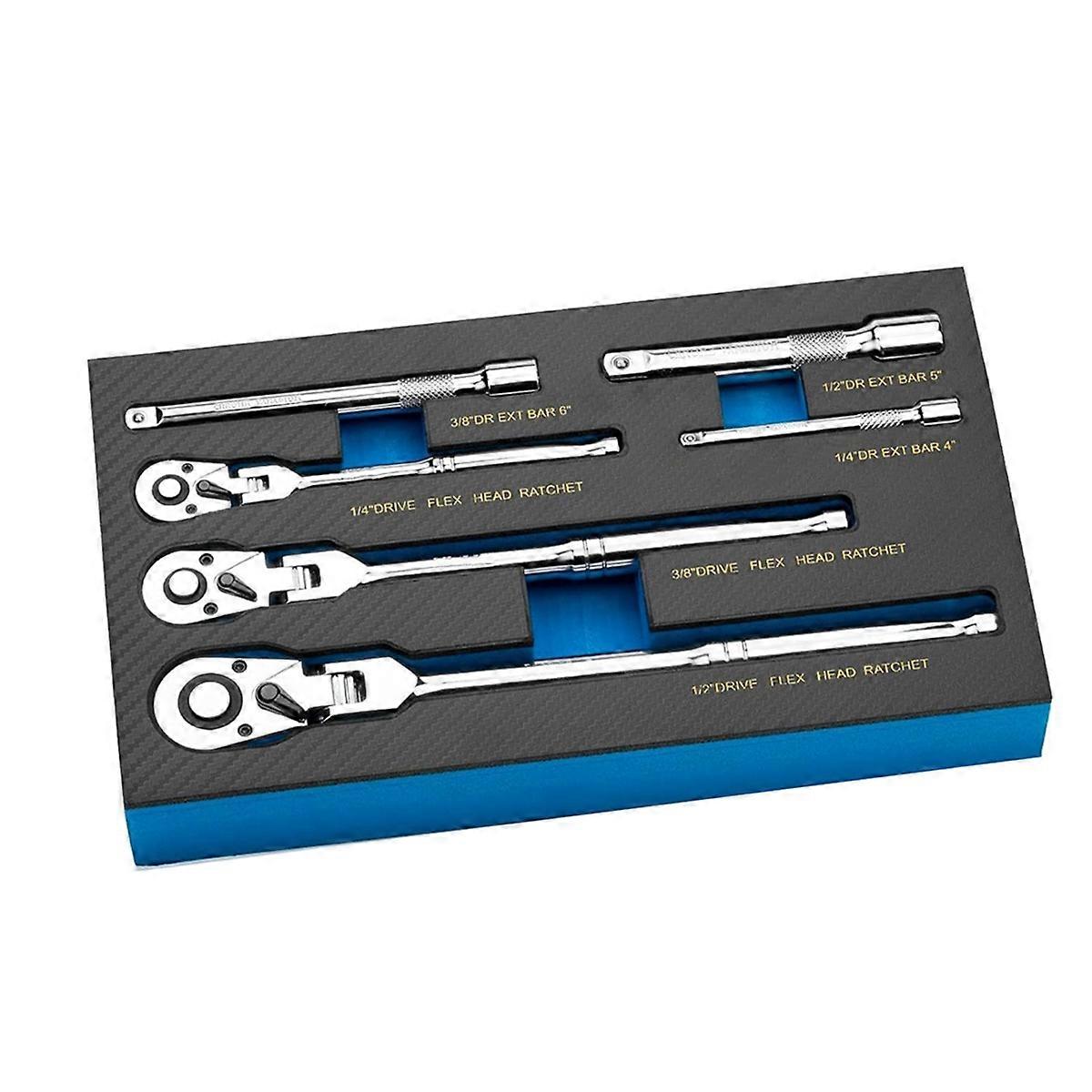 6 PCS Labor-Saving Ratchet Rotatable Multi-Purpose Screwdriver Screwdriver Set Hardware Tool Combination Screwdriver