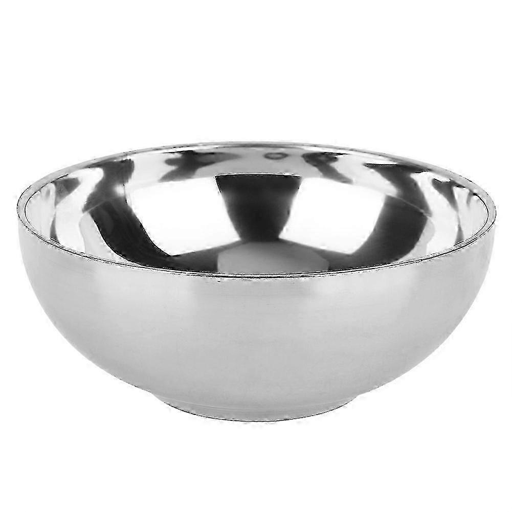 Heat Resistant Standard Weight Stainless Steel Mixing Bowls, Space Saving Stackable Design With Polished Mirror Finish For Refrigerator Freezer
