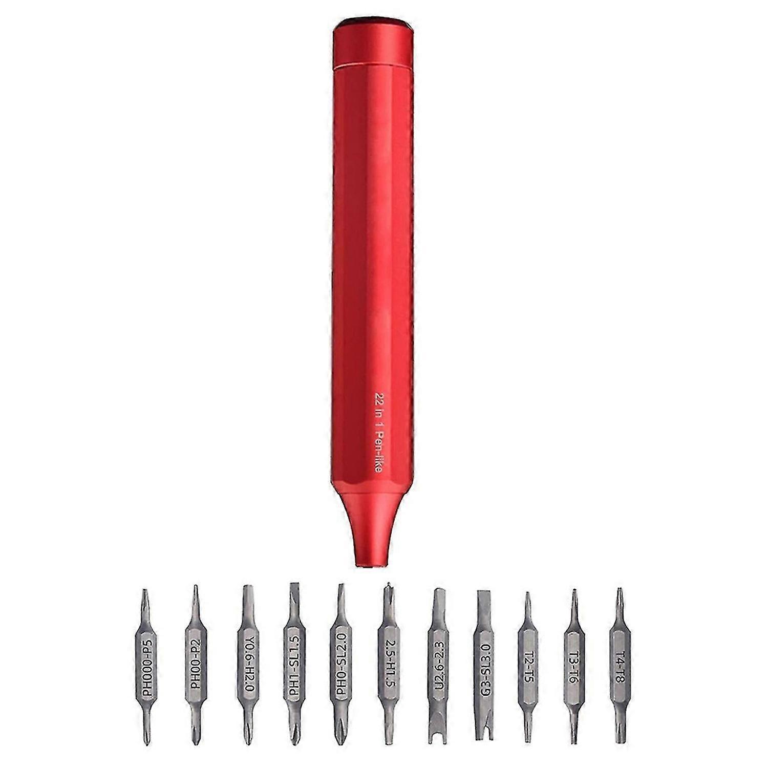 22 in 1 Precision Screwdriver Set, Pen Shaped Small Precision Mechanic Tool Set, Household Mini Screwdriver Set