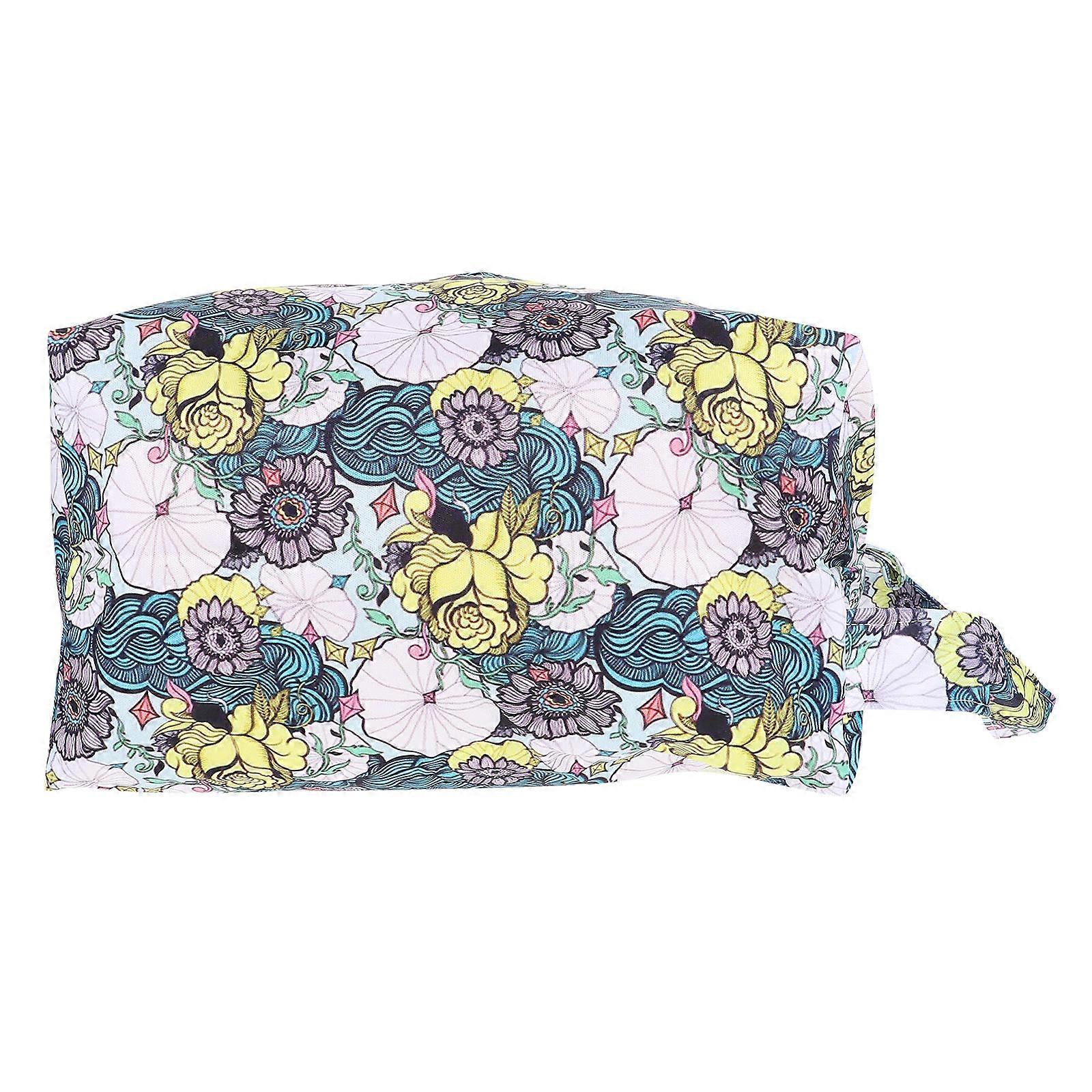 Infant Diaper Storage Bag for Travel Use with Multi-Functional Patterned Pouch