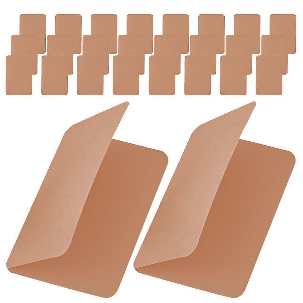 Blank Greeting Cards Kraft Paper Folding Message Cards for Daily Use 500Pcs