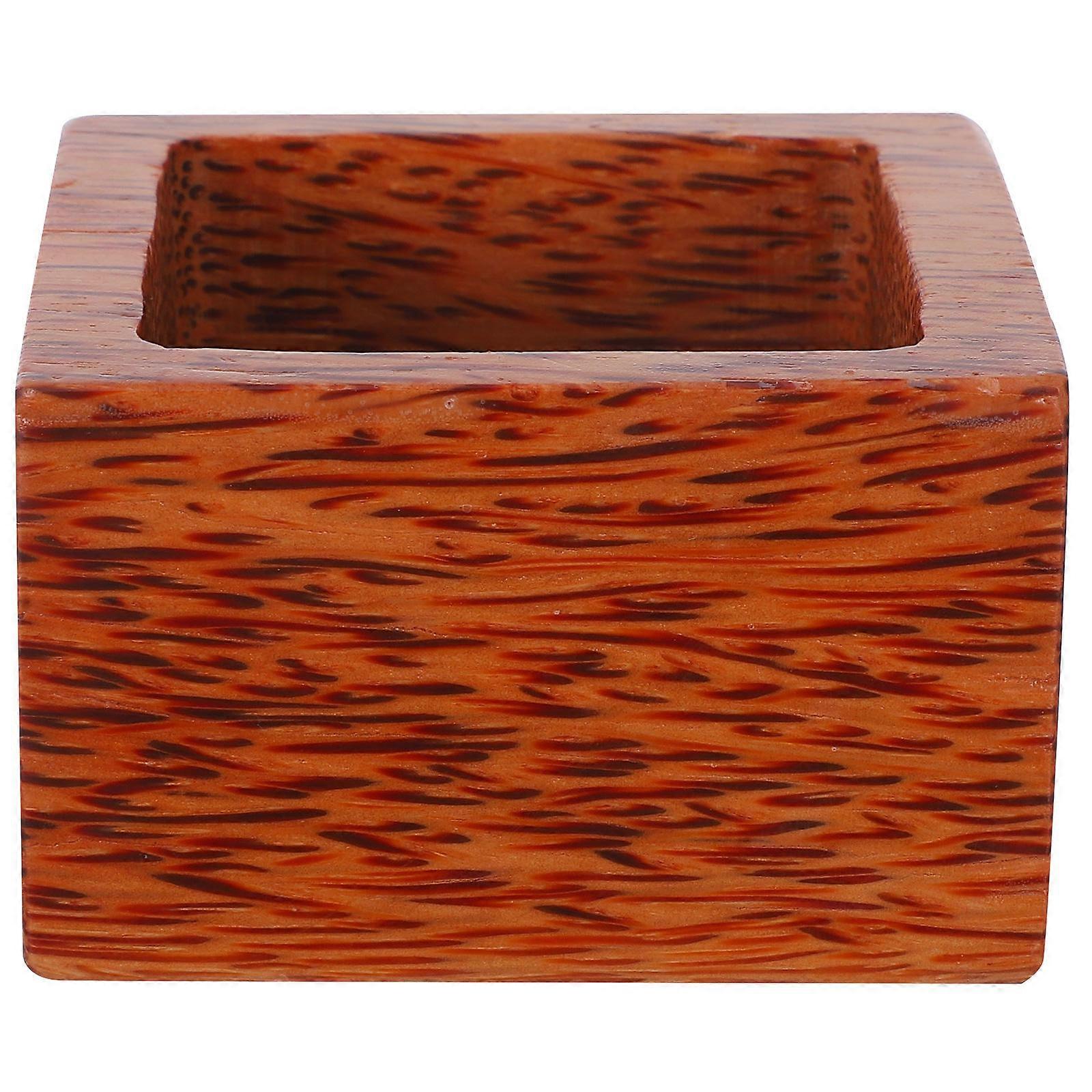 Square Wooden Sake Cup Japanese Style Drinking Cup for Home