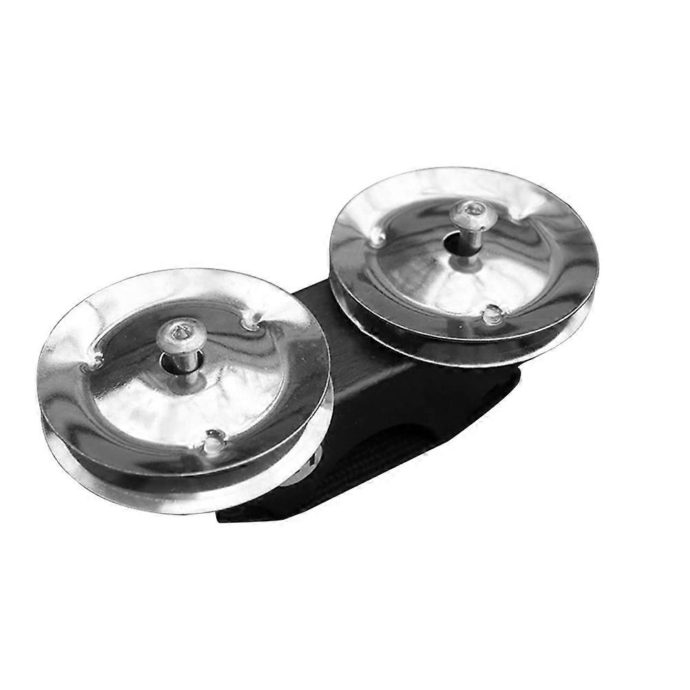 Percussion Hand Bell Musical Instrument for Performance Multi Color Finger Bell
