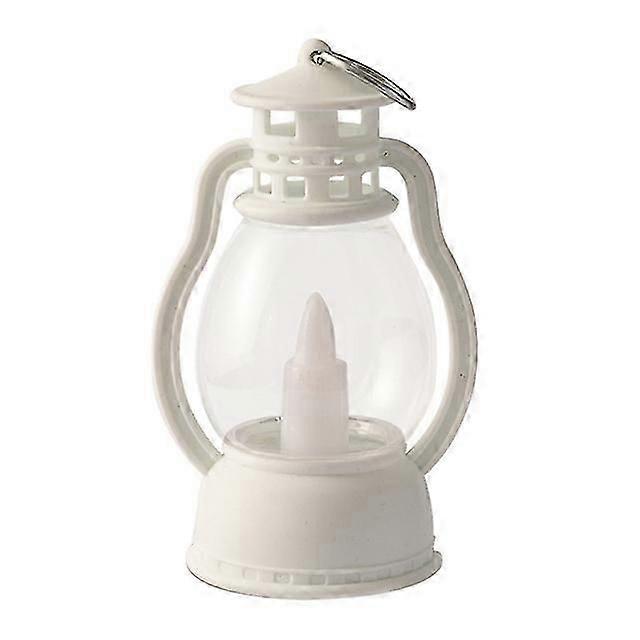 Retro Electronic Candle Light Smokeless Flameless LED Vintage Candle Lantern Mini Portable Hanging Lantern Home Decoration Props