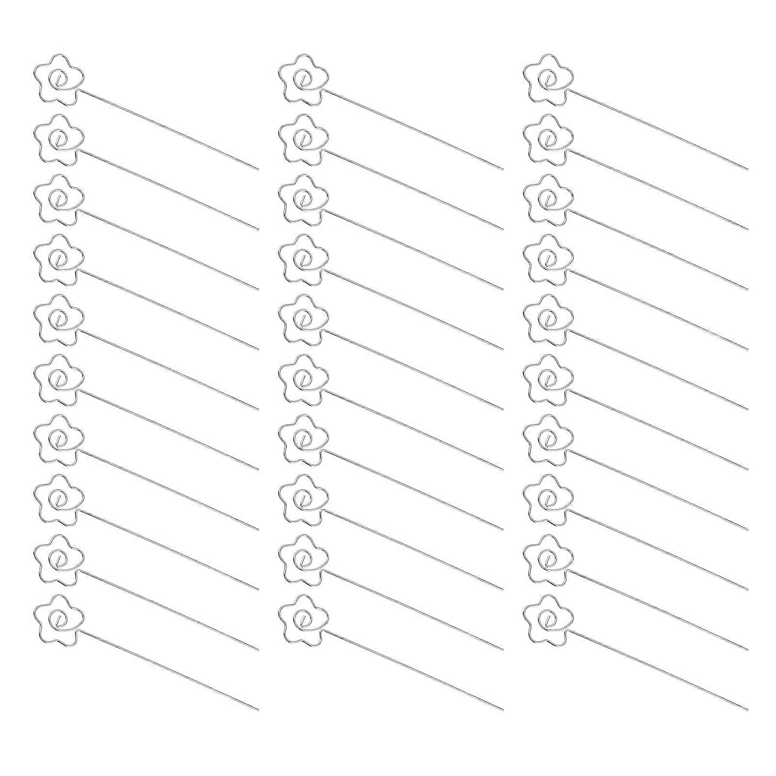 30Pack Memo Clips In Flower Shape Designed For Photos Cards And Memorable Events