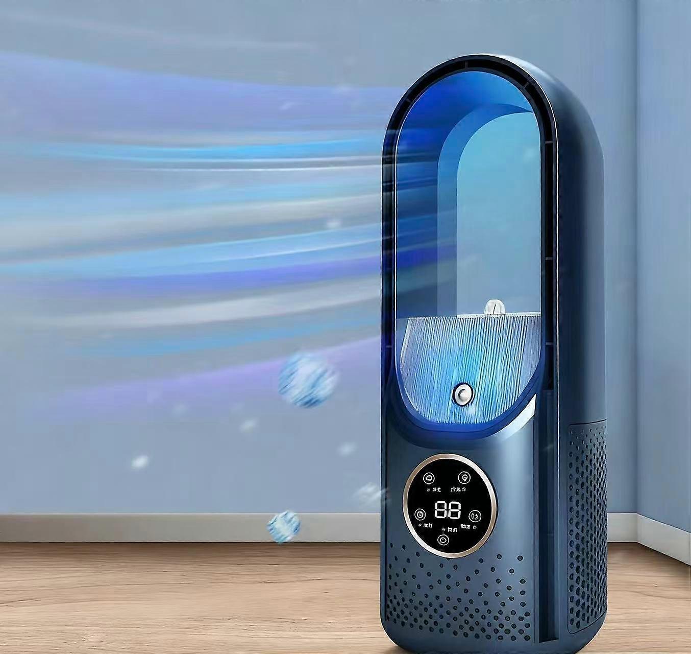 New Portable Air Conditioner Fan Rechargeable Air Cooler 6 Speeds Adjustable