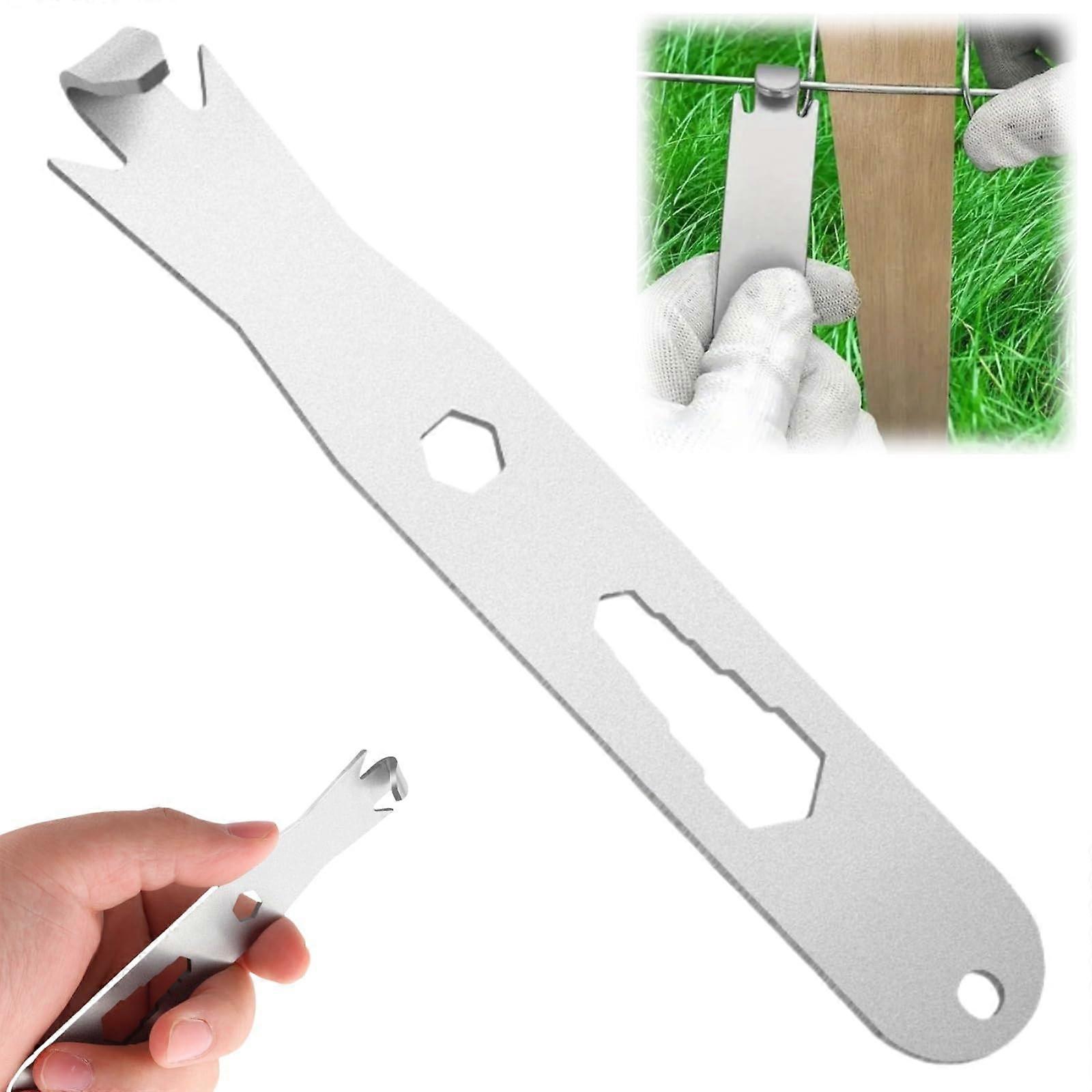 Fence Wire Twisting Tool, Wire Twister And Tensioner, HeavyDuty For Barbed Wire, Rebar, Cable Fixing