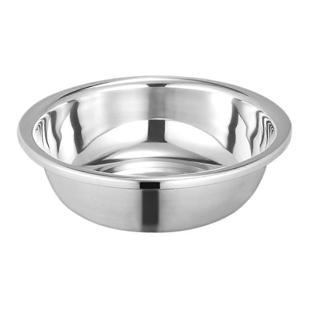 Large Metal Mixing Basin For Household Cooking With 28Cm Size Ideal For Washing Vegetables 3Pcs