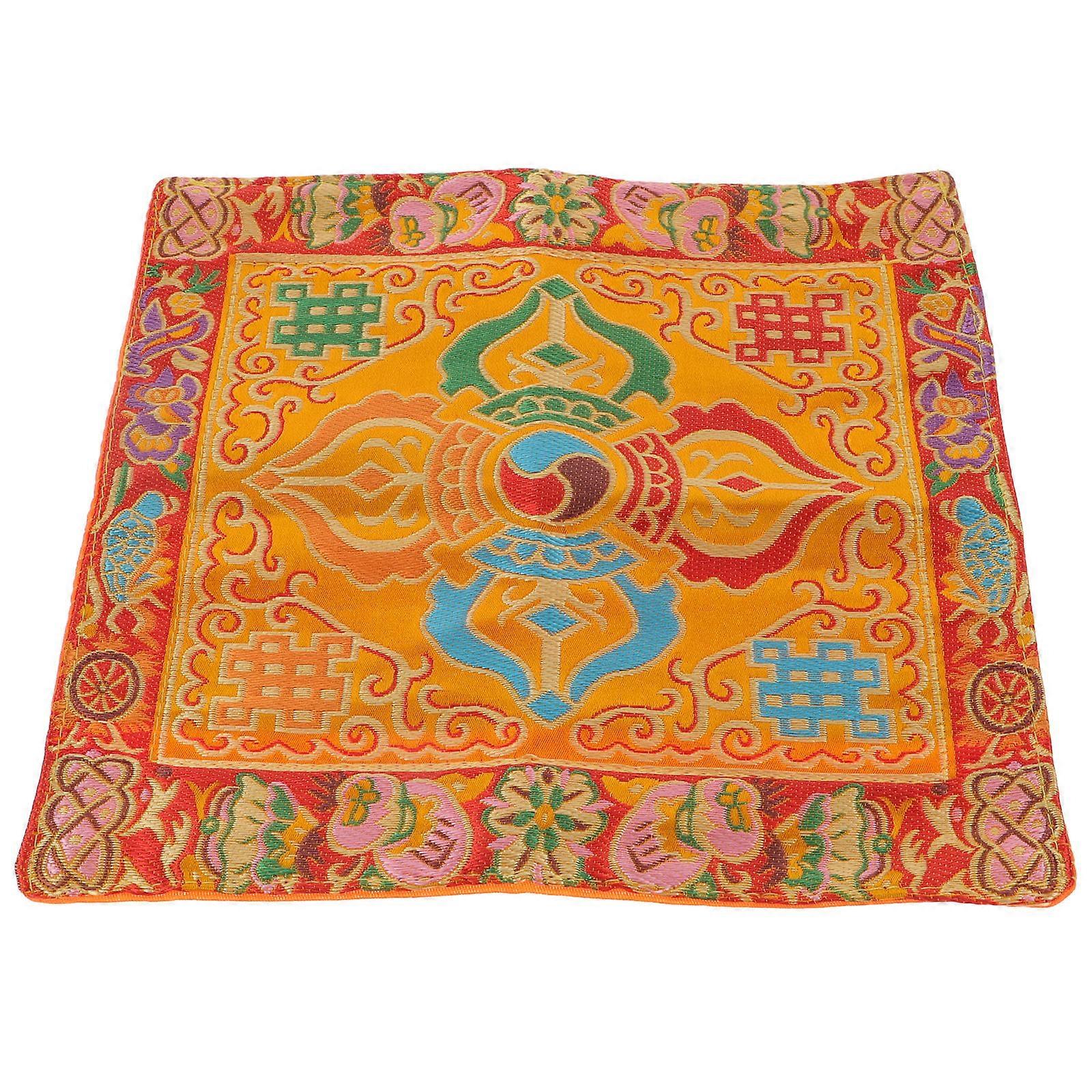 Buddhist Book Cloth for Covering Scriptures Brocade Embroidery 5Pcs