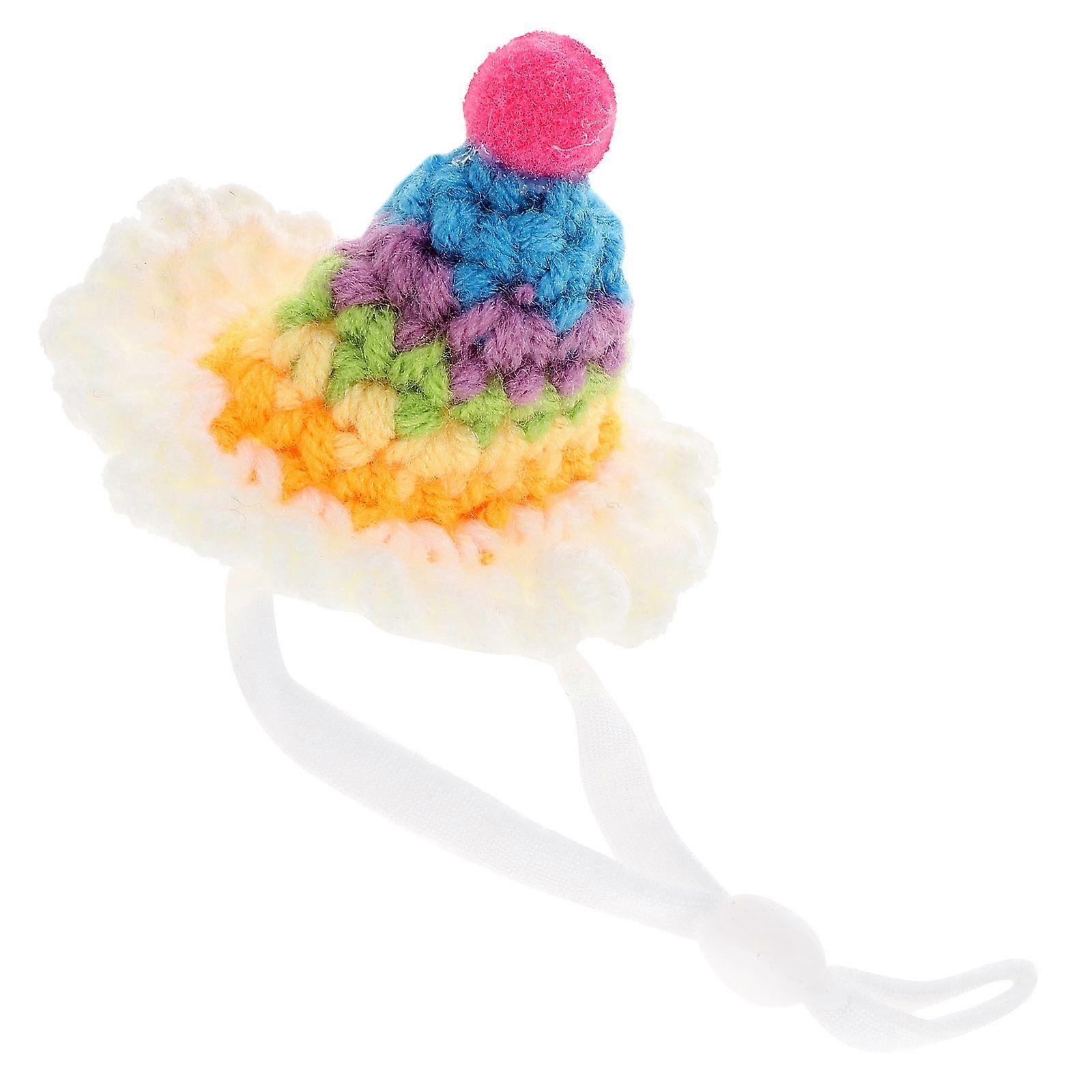 Small Pet Hat Hamster Head Decor for Wearing Use 2Pcs Lightweight