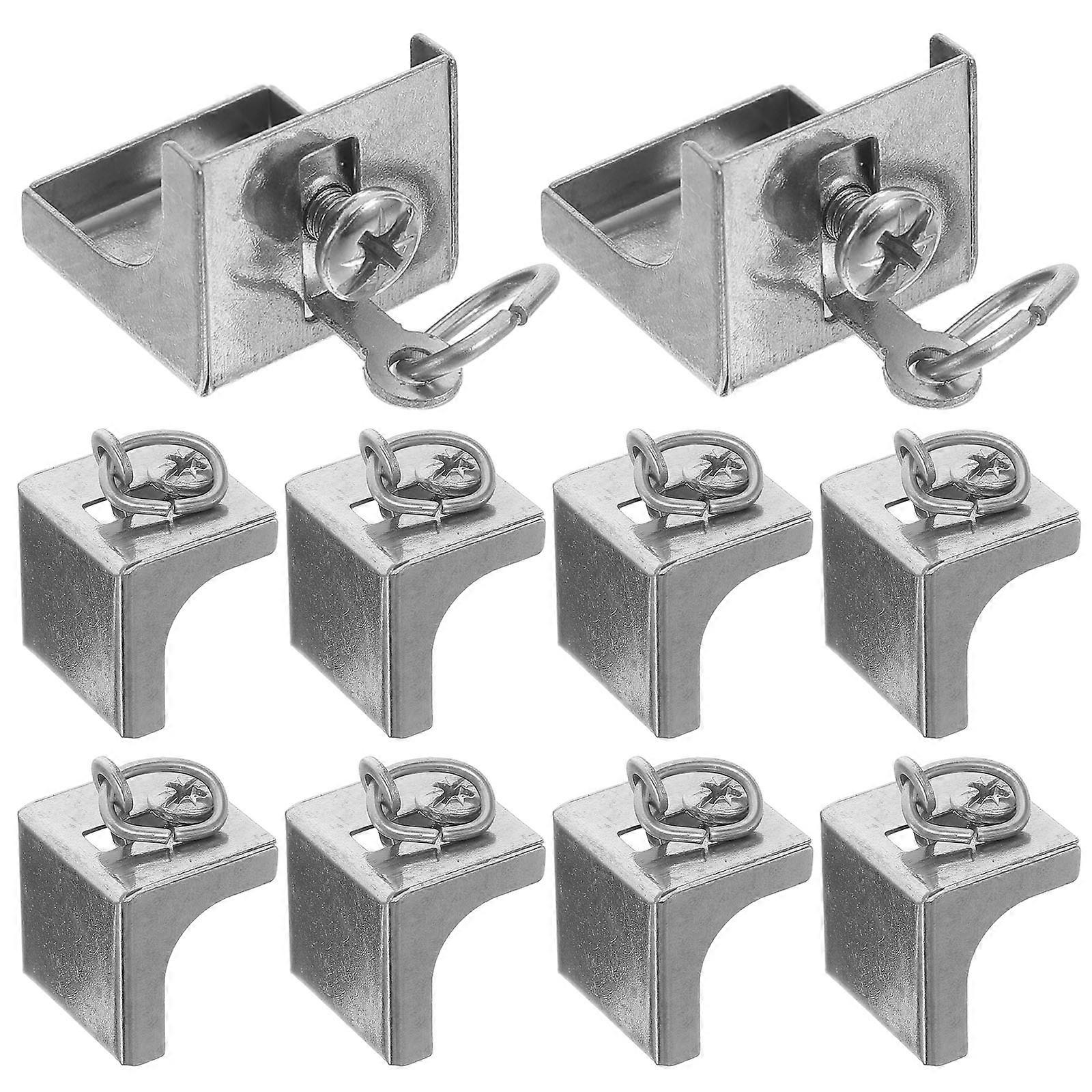 Curtain Track End Caps Stainless Steel 40Pcs Secure Stops for Curtain