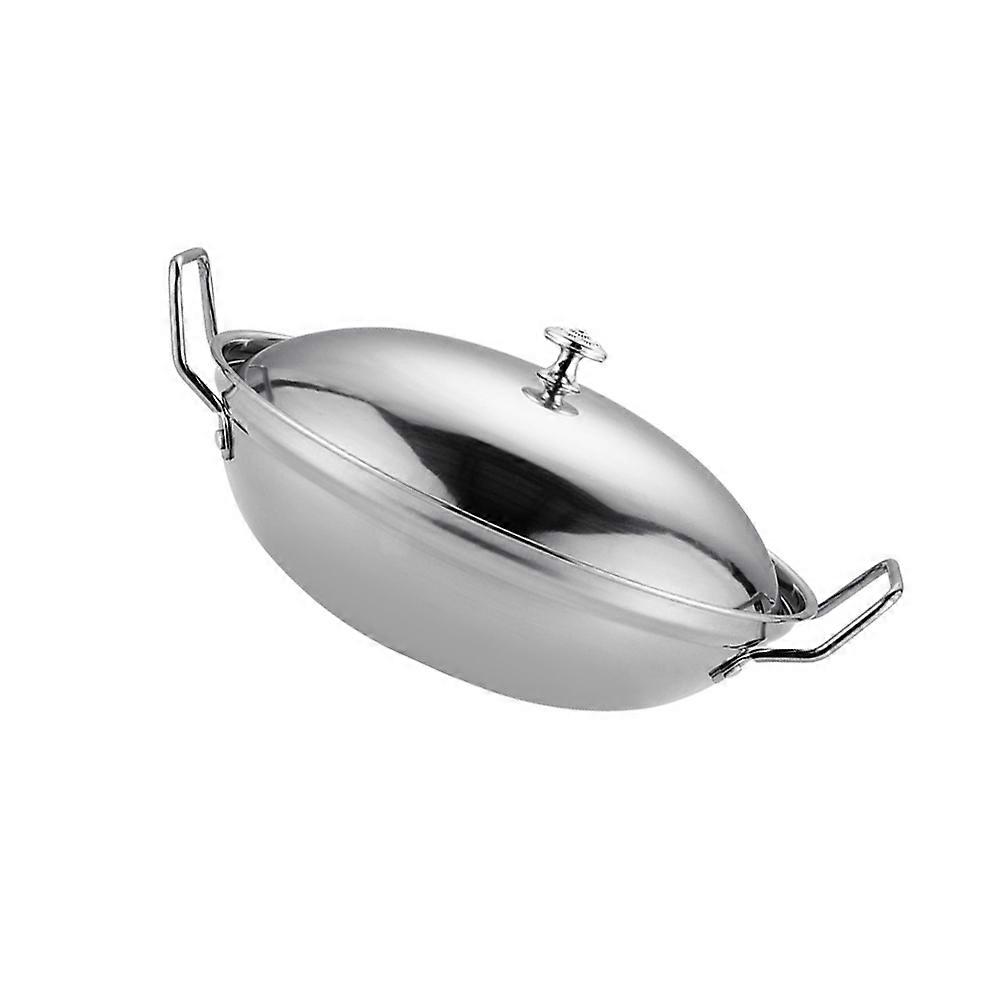 Stainless Steel Hot Pot for Cooking Use 1Set Multipurpose Pot with Lid