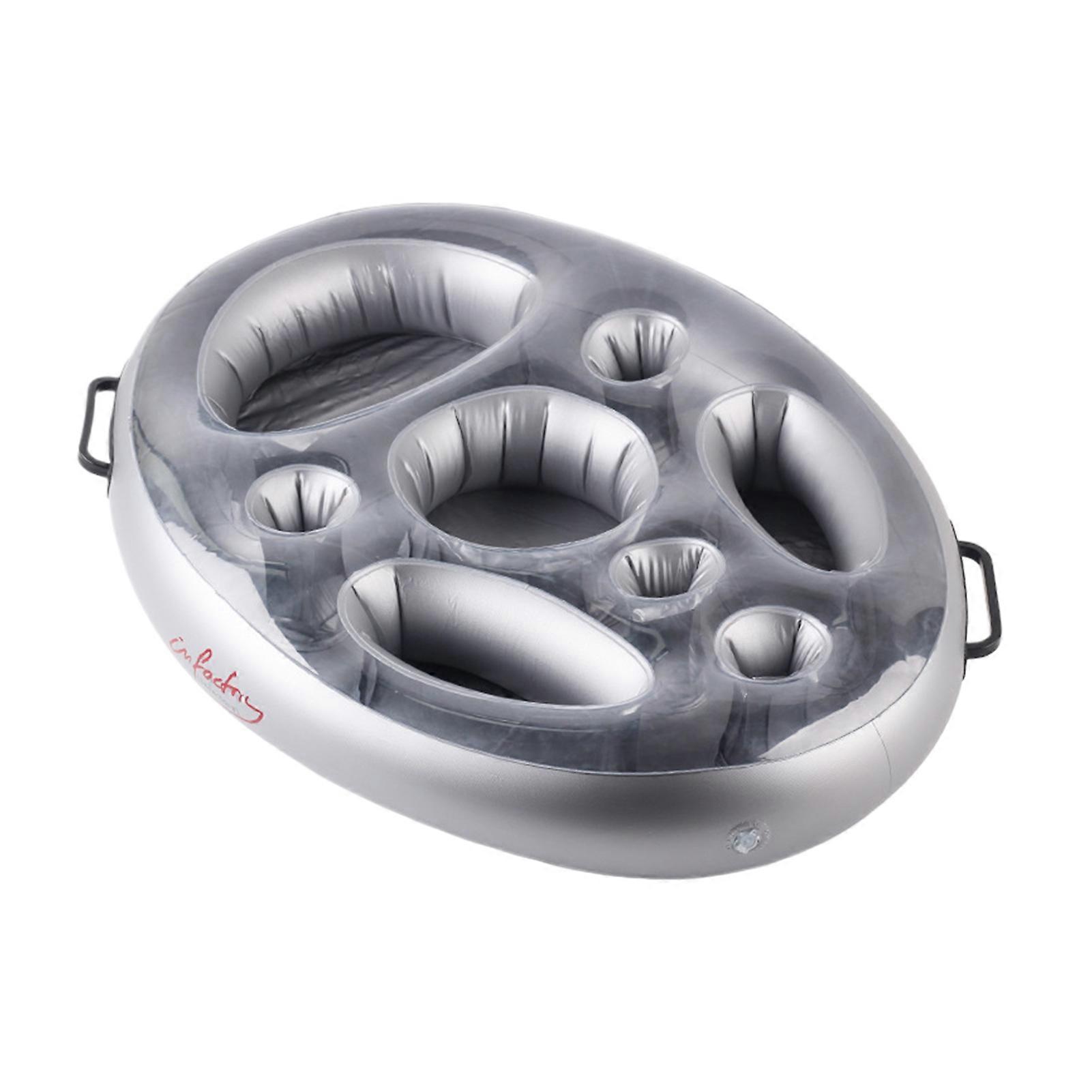 Inflatable Pool Beverage Tray With Safe Handles For Beach Party Supplies Inflatable Pool Drink