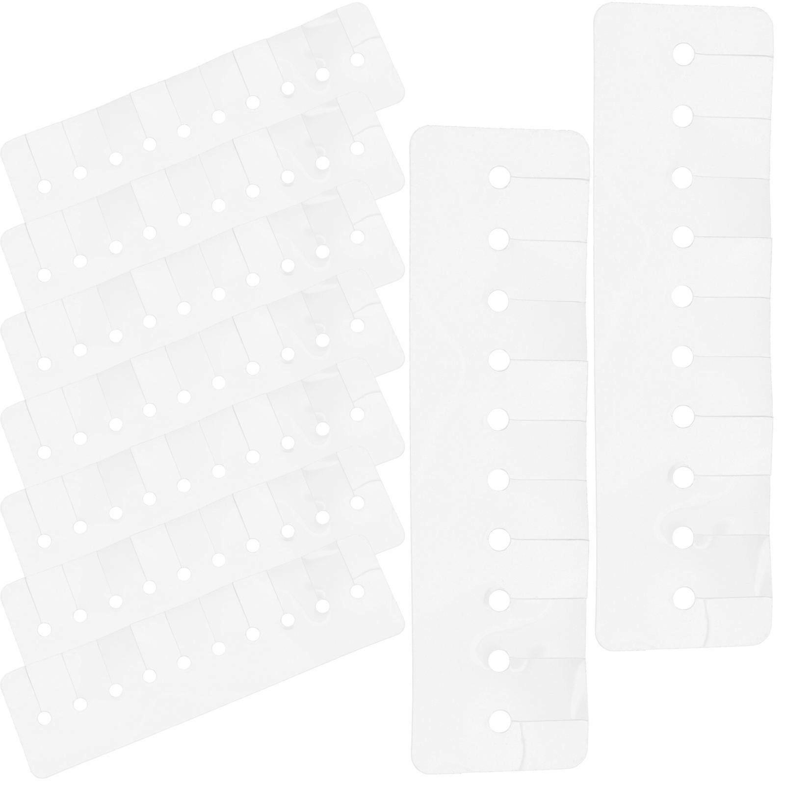 Hair Extension Heat Shield Guards Multi Hole Design 40Pcs Transparent PVC Tools