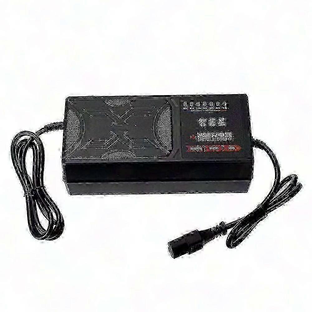 60V 50Ah lader for elbil med 7-lyss display, strømmåler og lekkasjebeskyttelse