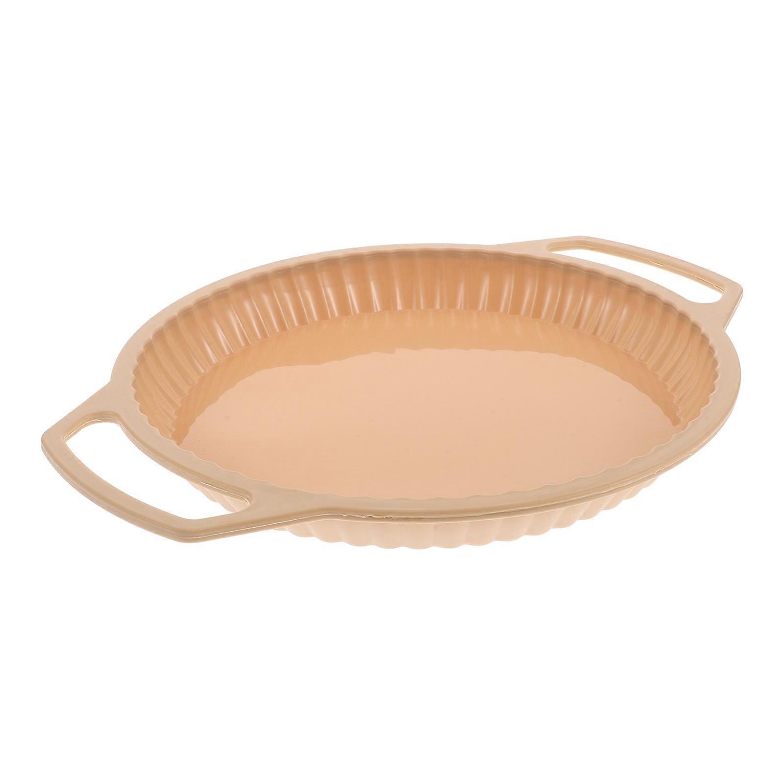 2Pcs Non-Stick Silicone Cake Pan Round Shape Versatile Use For Dessert Making Suitable For Restaurant 12.6X10X2.4In