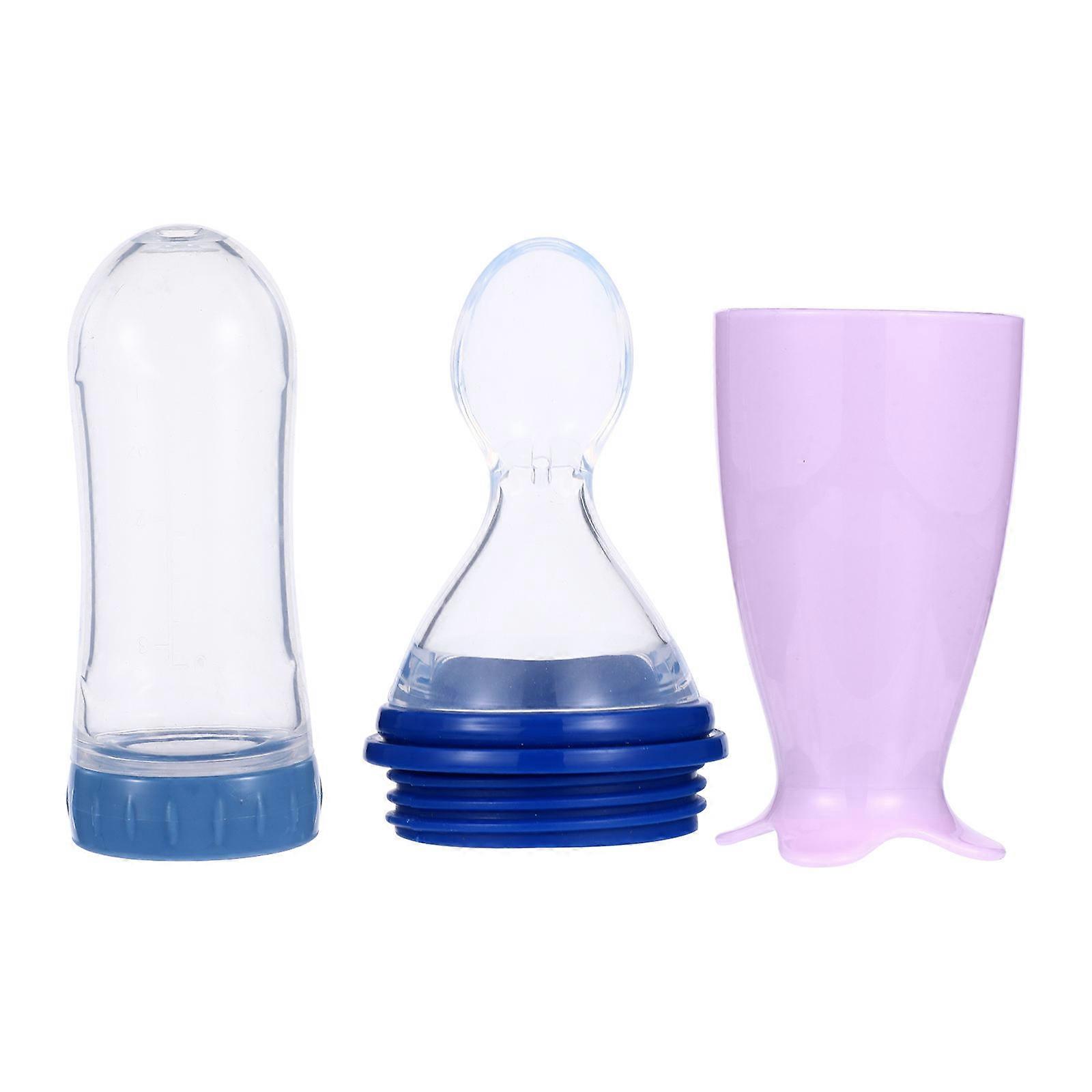 Rice Paste Bottle Silicone Squeeze Feeder for Storage 1Pcs Baby