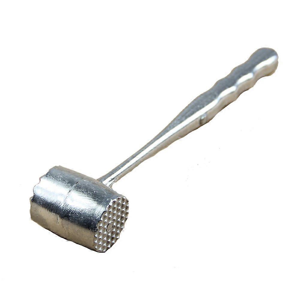 Silver Two Sides Aluminum Round Meat Hammer(Oval)
