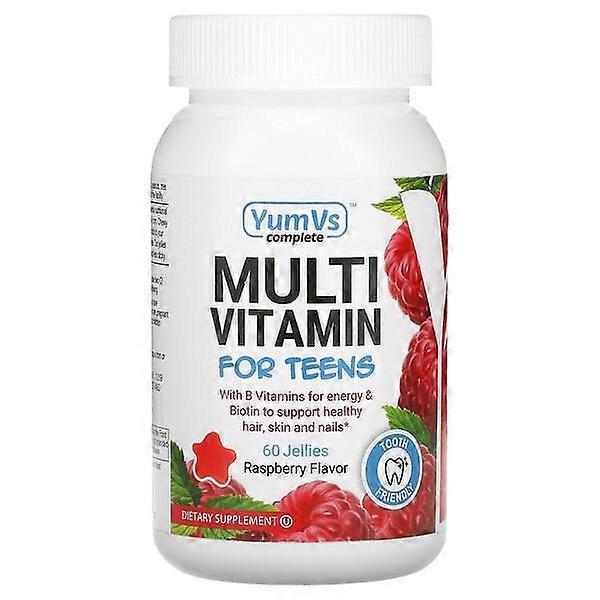 Yum-Vs, Multi Vitamin for Teens, Raspberry, 60 Jellies