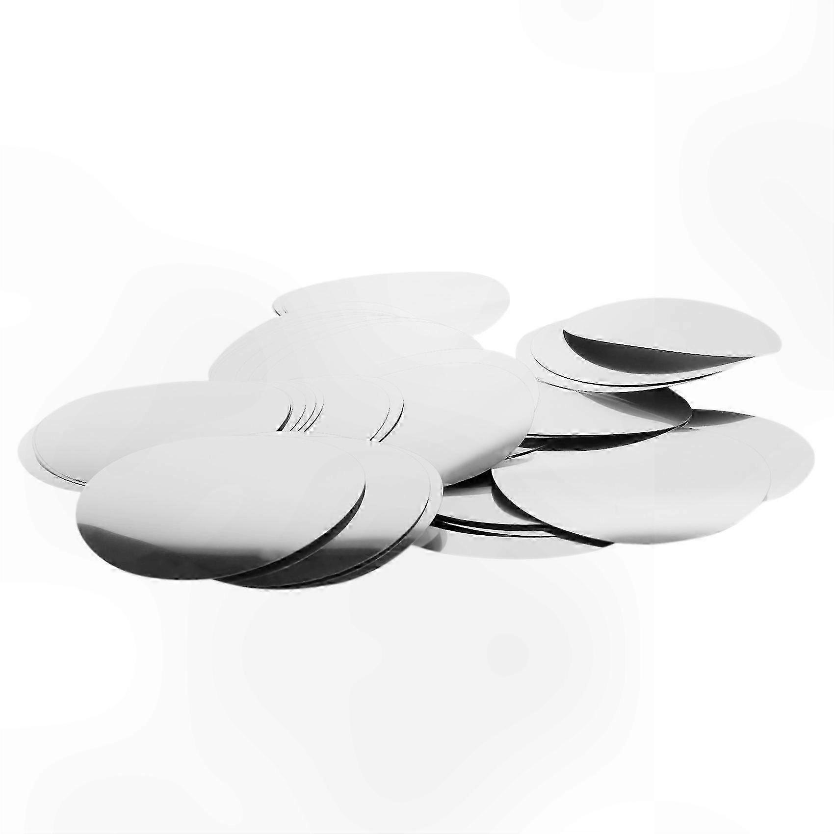 Silver Wine Pourer Discs, 50 Count, 3 Inch, Drip-Free Functionality for Effortless Serving
