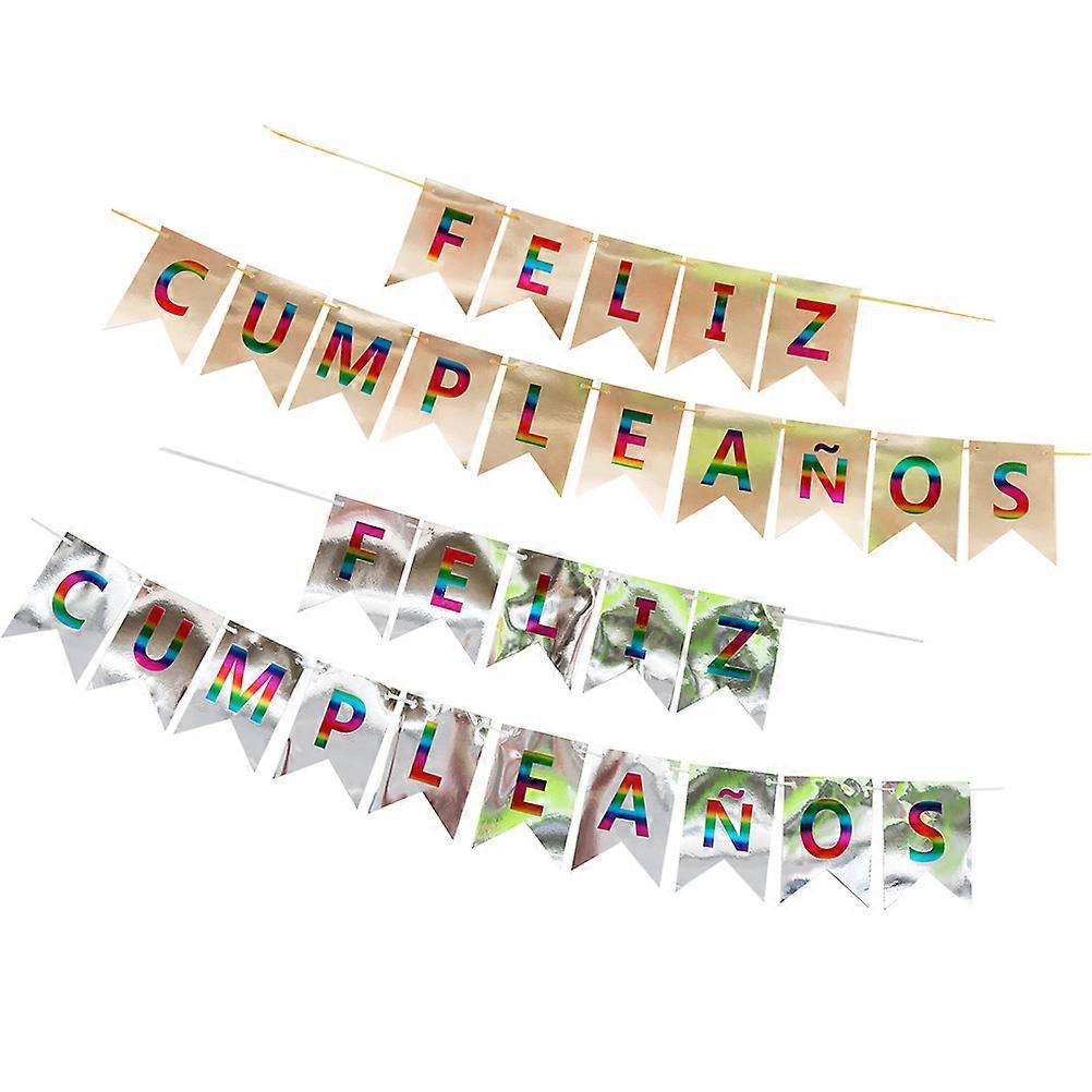 Banner Decoration Spanish Fishtail Banner Hanging for 2Sets