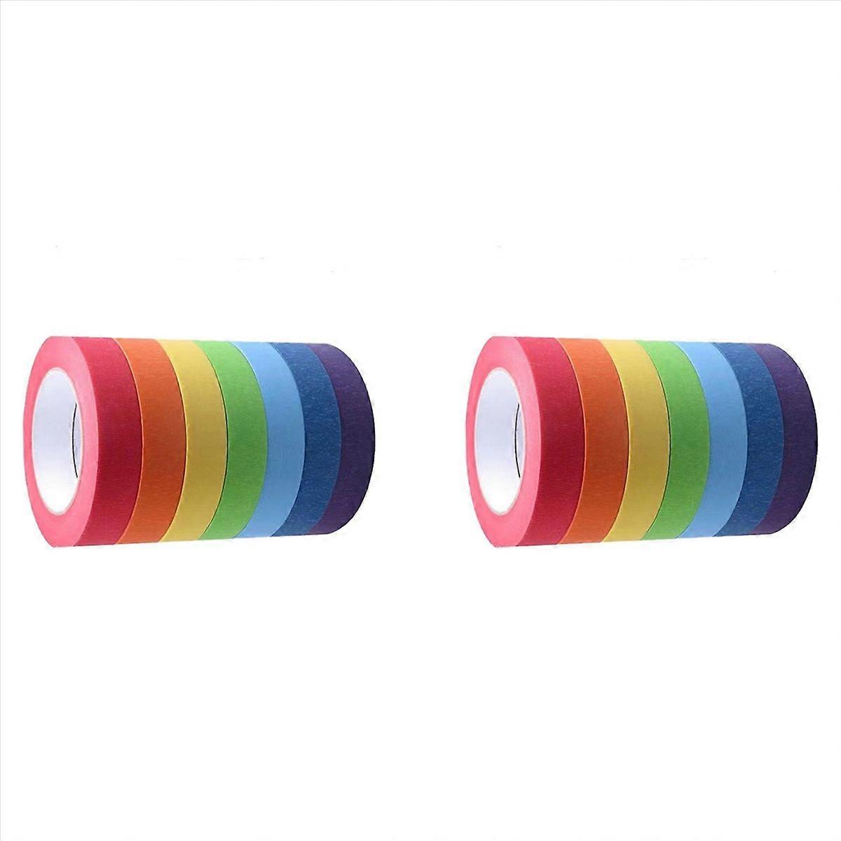 Colored Masking Tape,Colored Painters Tape for Arts and Crafts,Drafting Tape,Craft Tape Tape Paper T