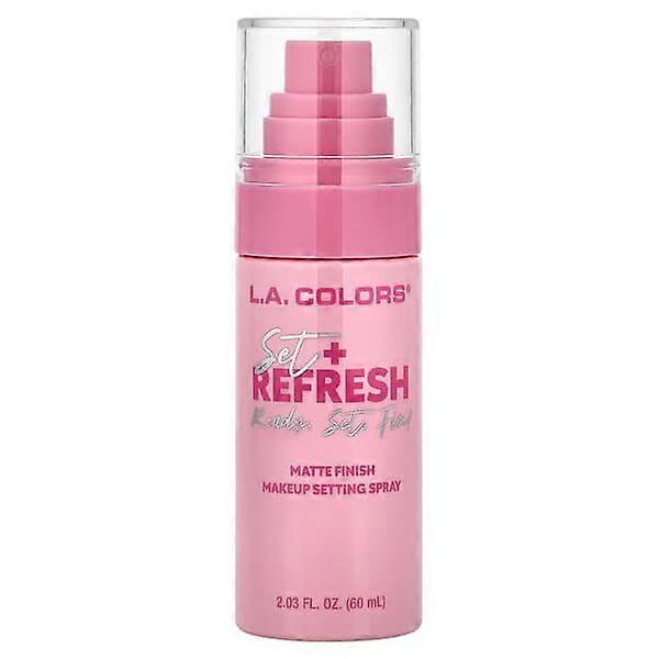 L.A. Colors, Set + Refresh, Makeup Setting Spray, CSS338 Matte, 2.03 fl oz (60 ml)