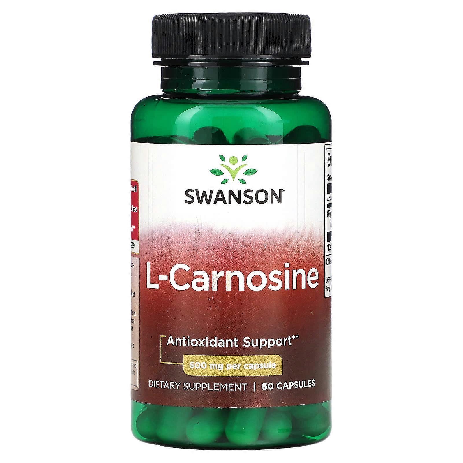 L-Carnosine , 500 mg, 60 Capsules