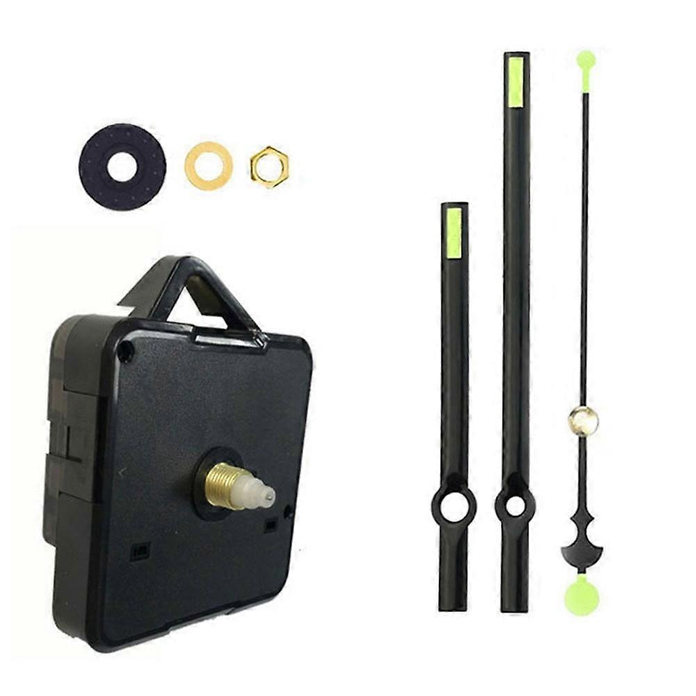Silent Quartz Clock Mechanism Replacement Kit, Long Shaft Clock Motor Movement Parts
