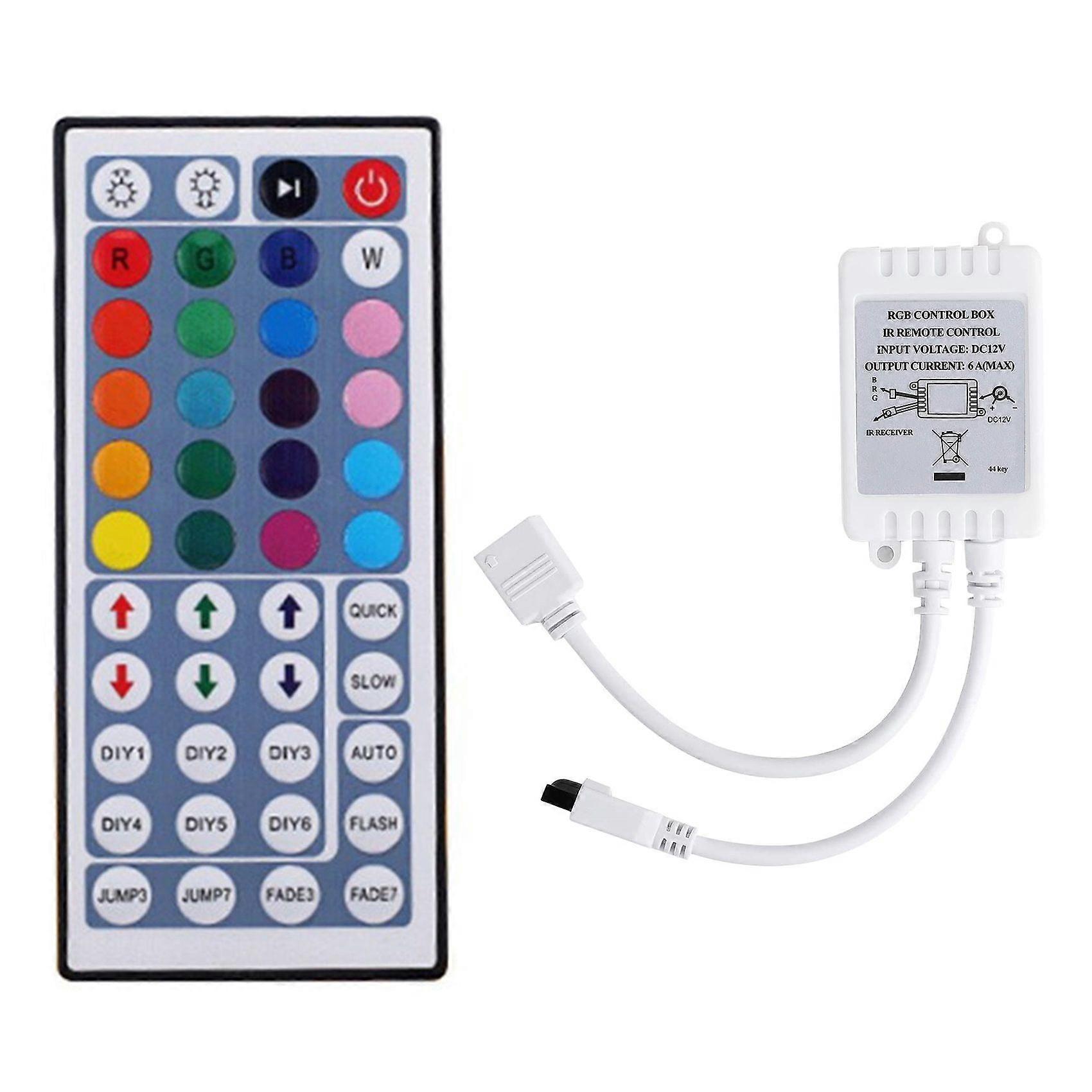 DC12V LED Controller+44 Keys Remote Control RGB Control Box