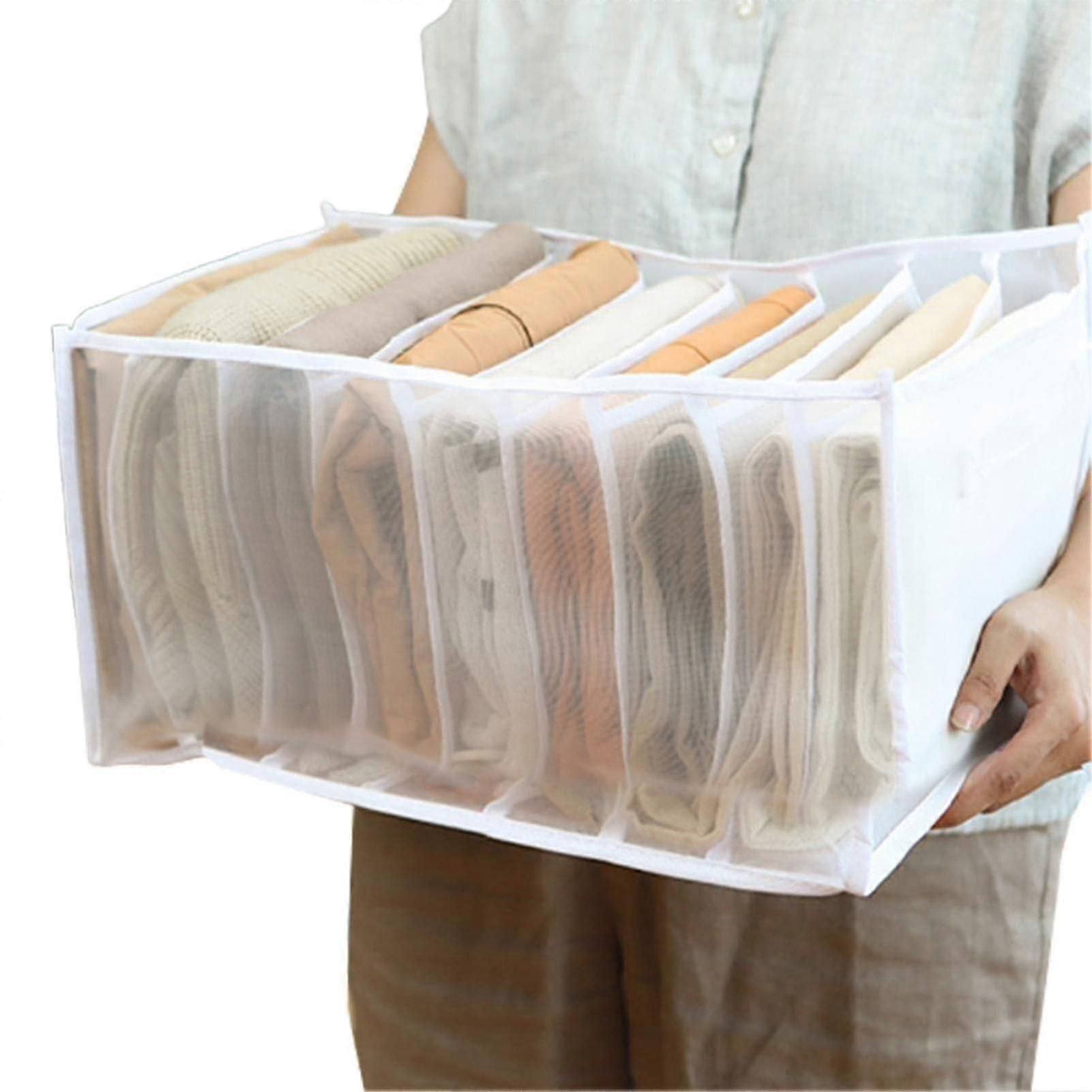 Foldable Wardrobe Clothes Drawer Organizer Multipurpose Large Capacity Compartment Storage