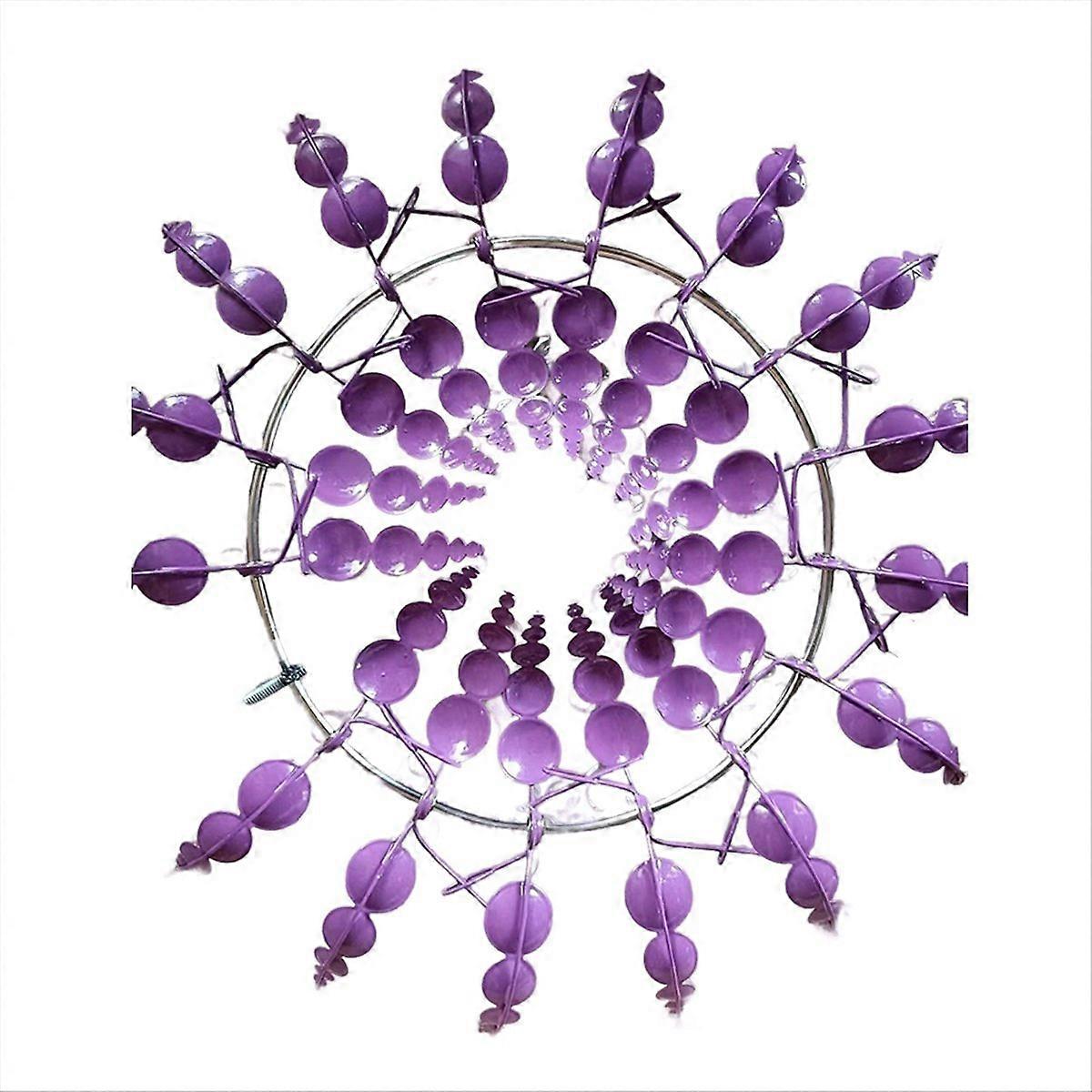 Magisk metalvindmølle, ornamentsnurre, vindmølle til haven, E