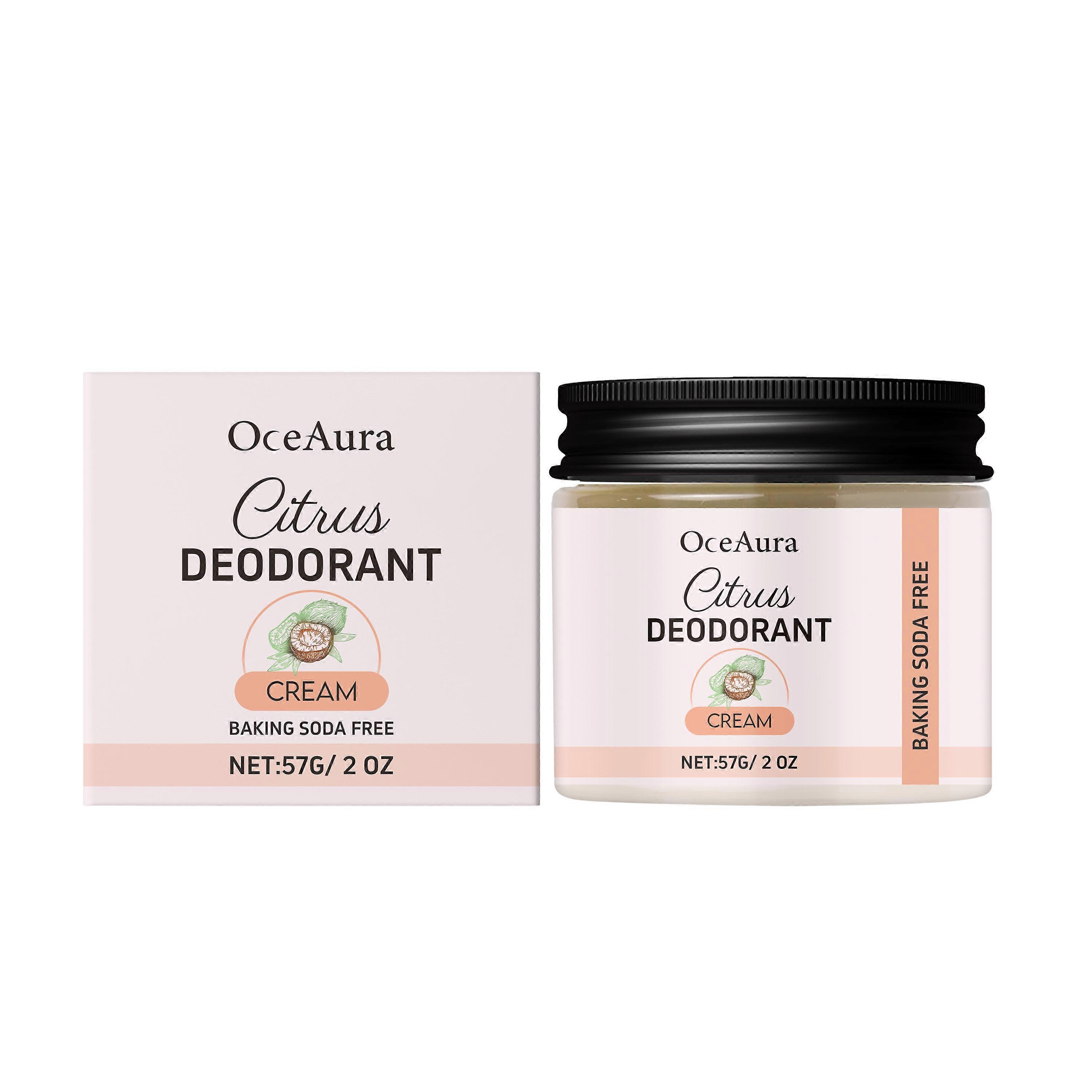 Oceaura Citrus Fresh Deodorant Cream Gentle Formula Suitable For Multiple Skin Types