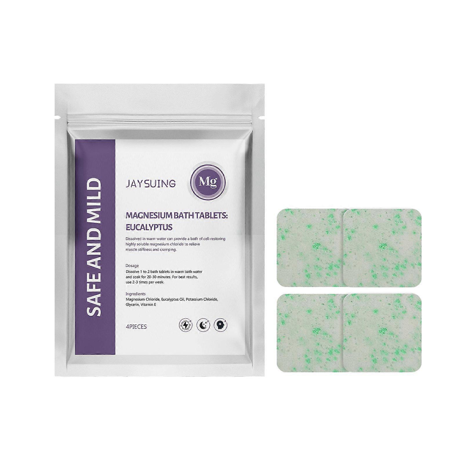 Eucalyptus Essential Oil Magnesium Bath Tablets Contain Magnesium Chloride