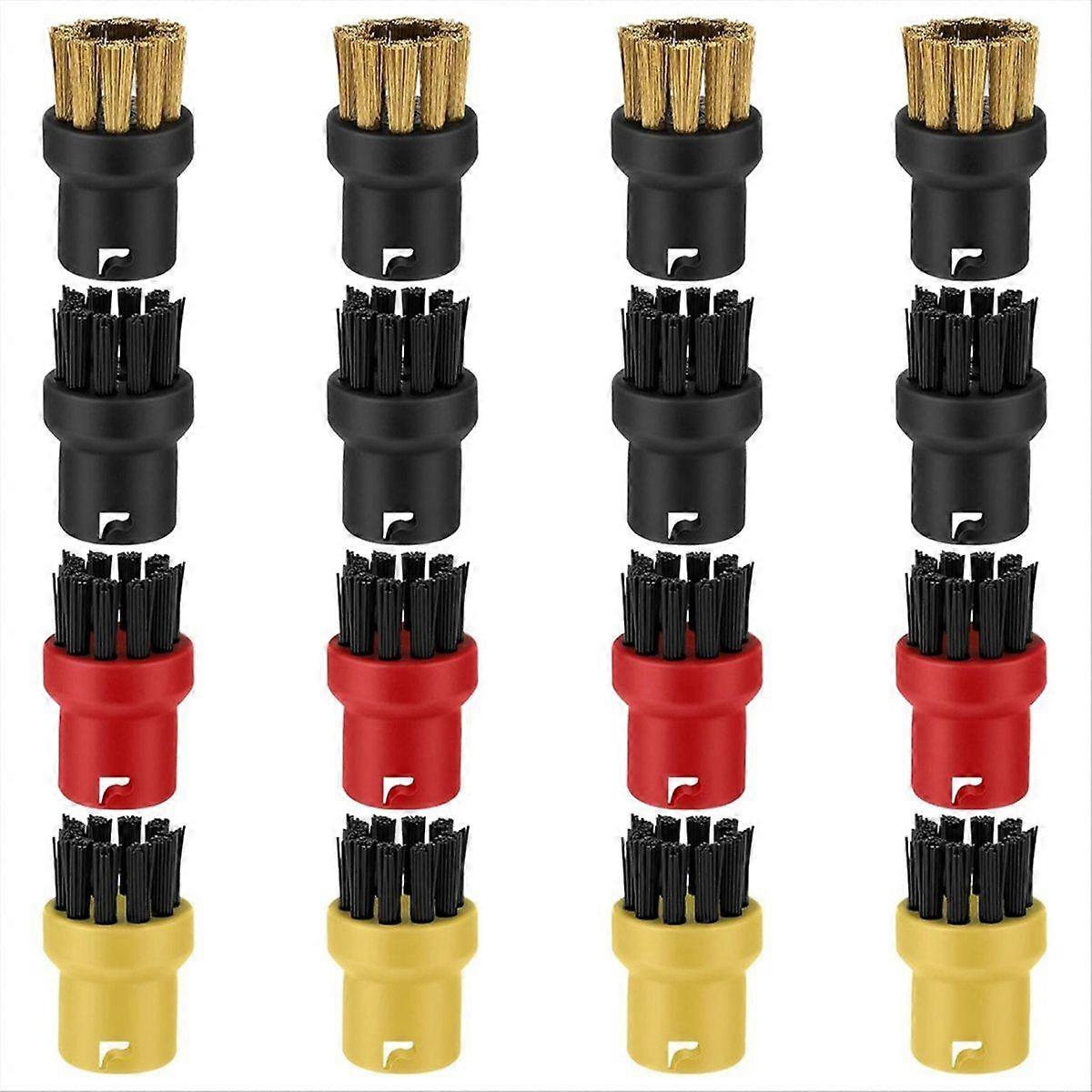 16PCS Steam Cleaner Brush Head for Sc1 Sc2 Sc3 Sc4 Sc5 Sc7 Ctk10 Steam Cleaner Replacement for Hard