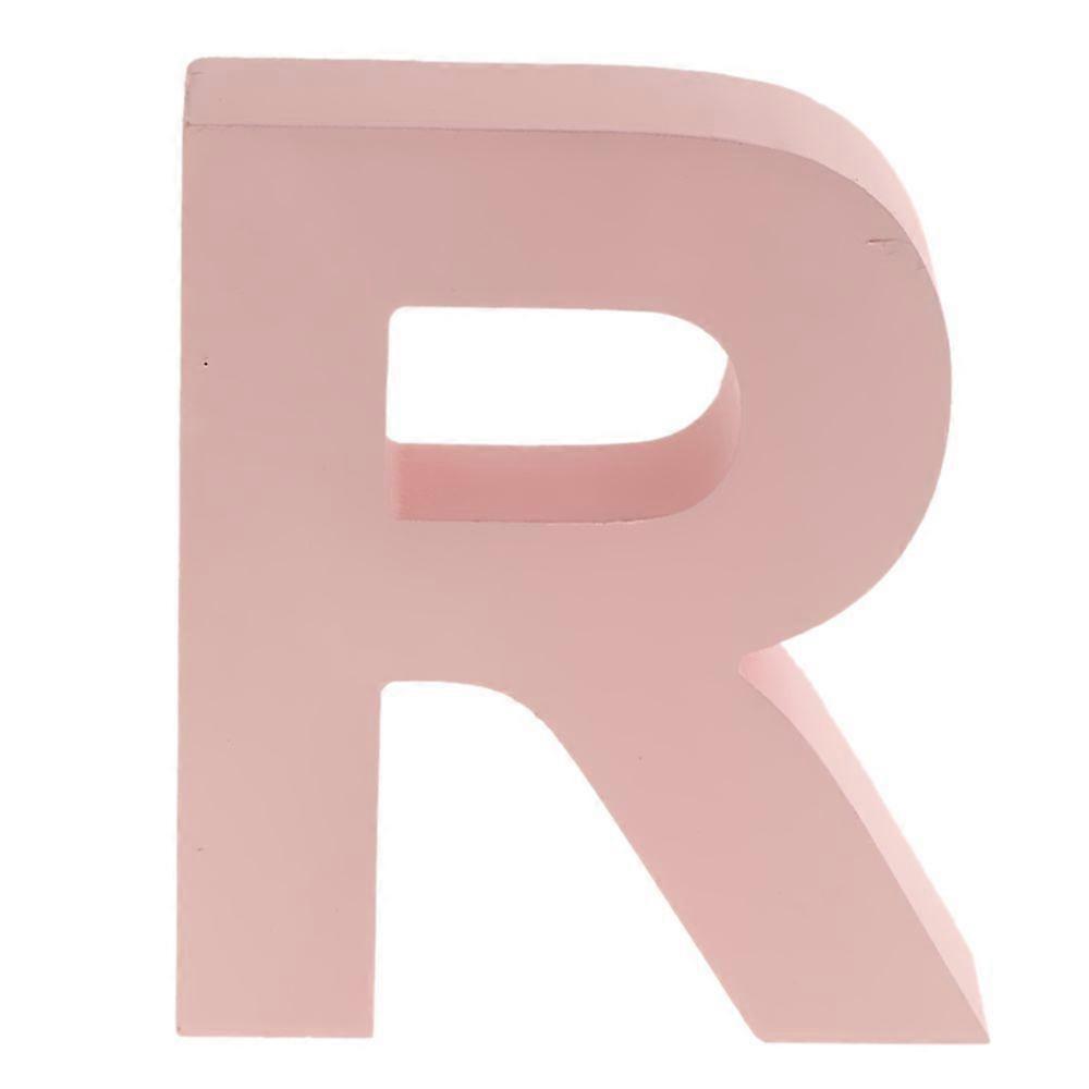Pink Wooden Floating Letters Number Holder Alphabet Letter Address Spells R
