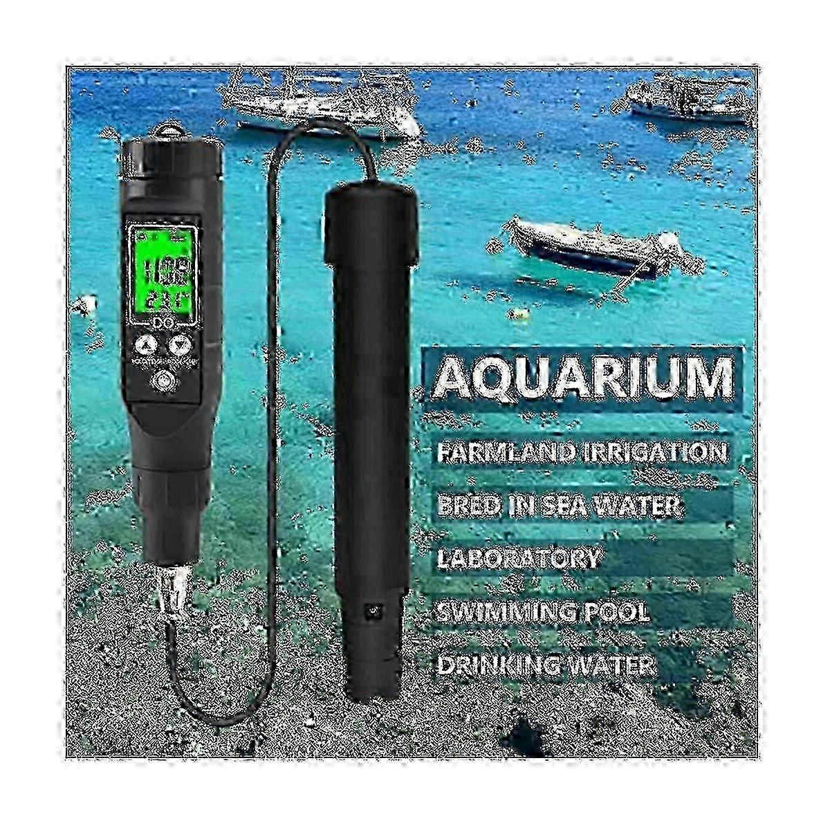 Smart Bluetooth Dissolved Oxygen Meter, Portable 0.0-30Mg/L Dissolved Oxygen Meter Range, Dissolved
