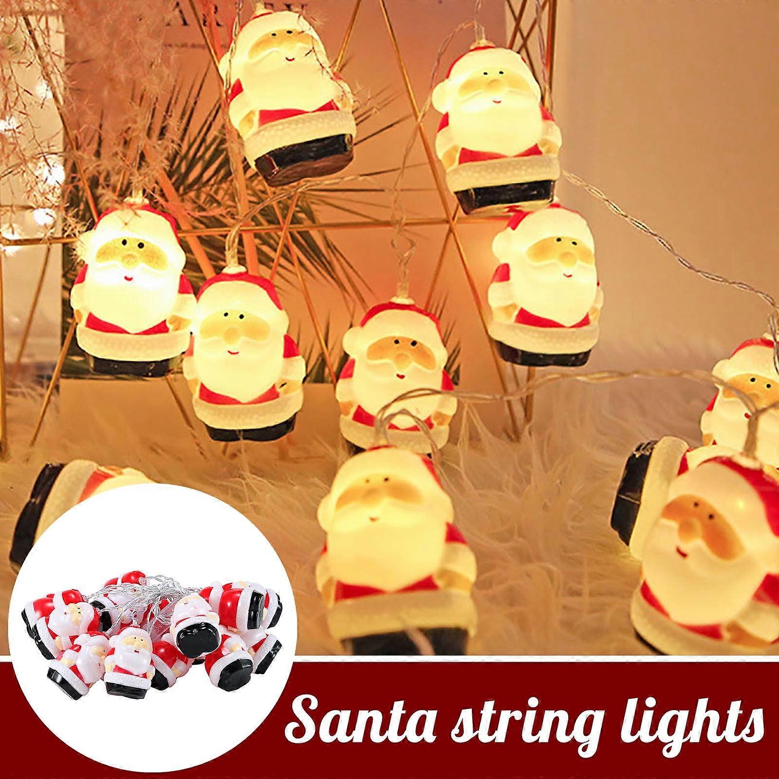 20 LED Hanging String Lights - Christmas Santa Tree, Party Home Decor | Compatible with Viflosae