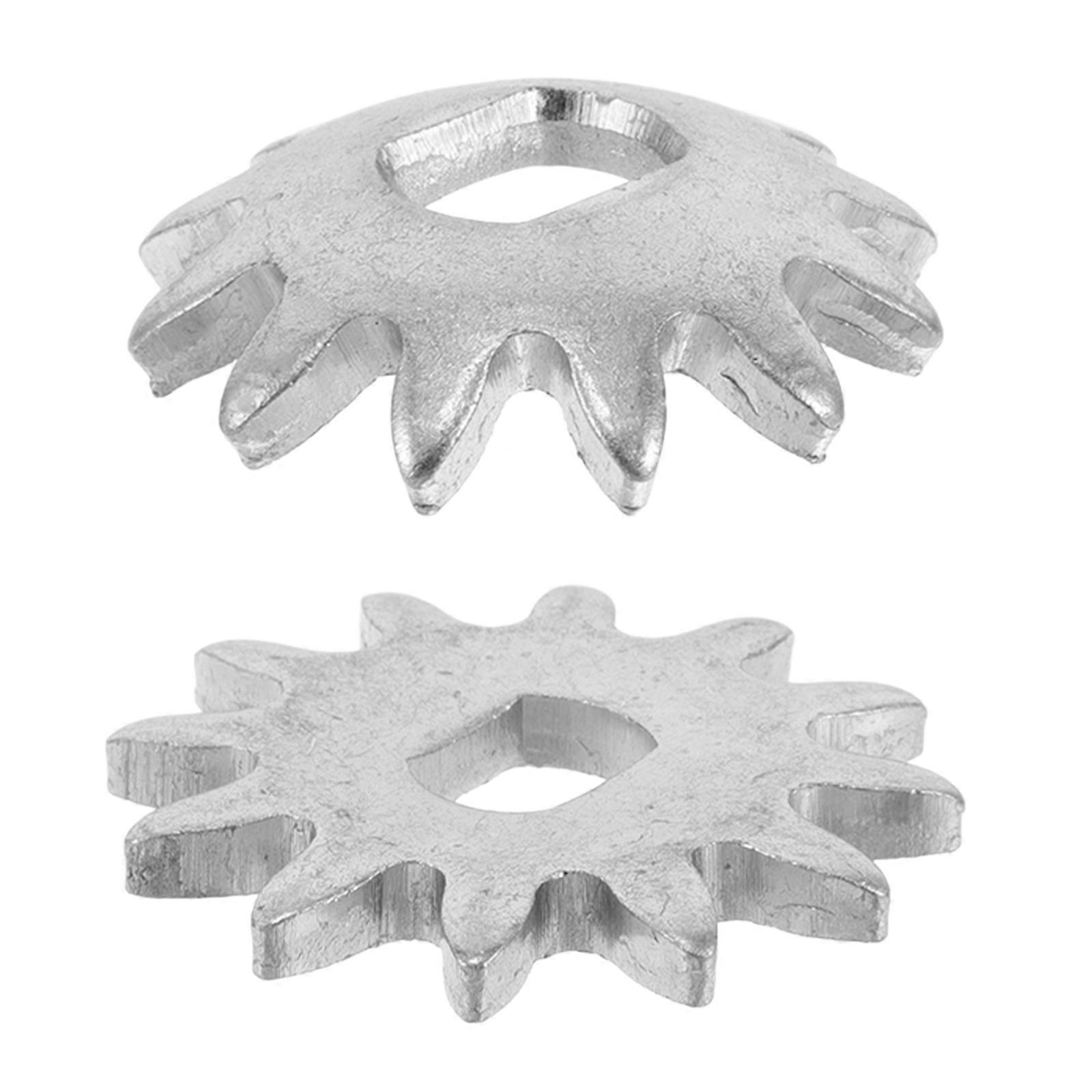 Universal Jack Lifting Adapters For Home Repairs And Automotive Tools Round Shape Silver 4.50X4.50X0.40CM With User-friendly Handle 2Pcs