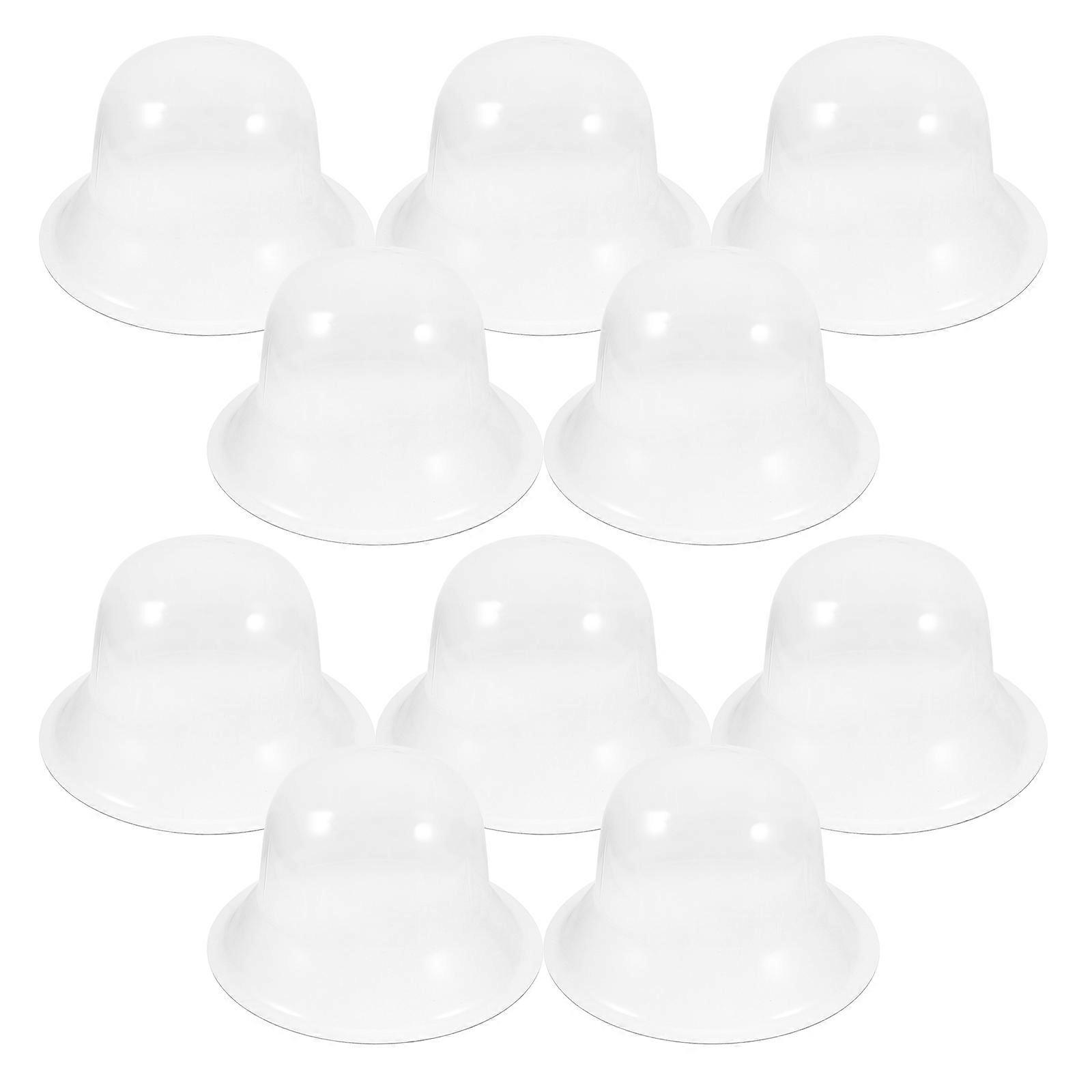 PVC Large Brim Hat Storage Rack for 10Pcs Clear Cap Display Stand