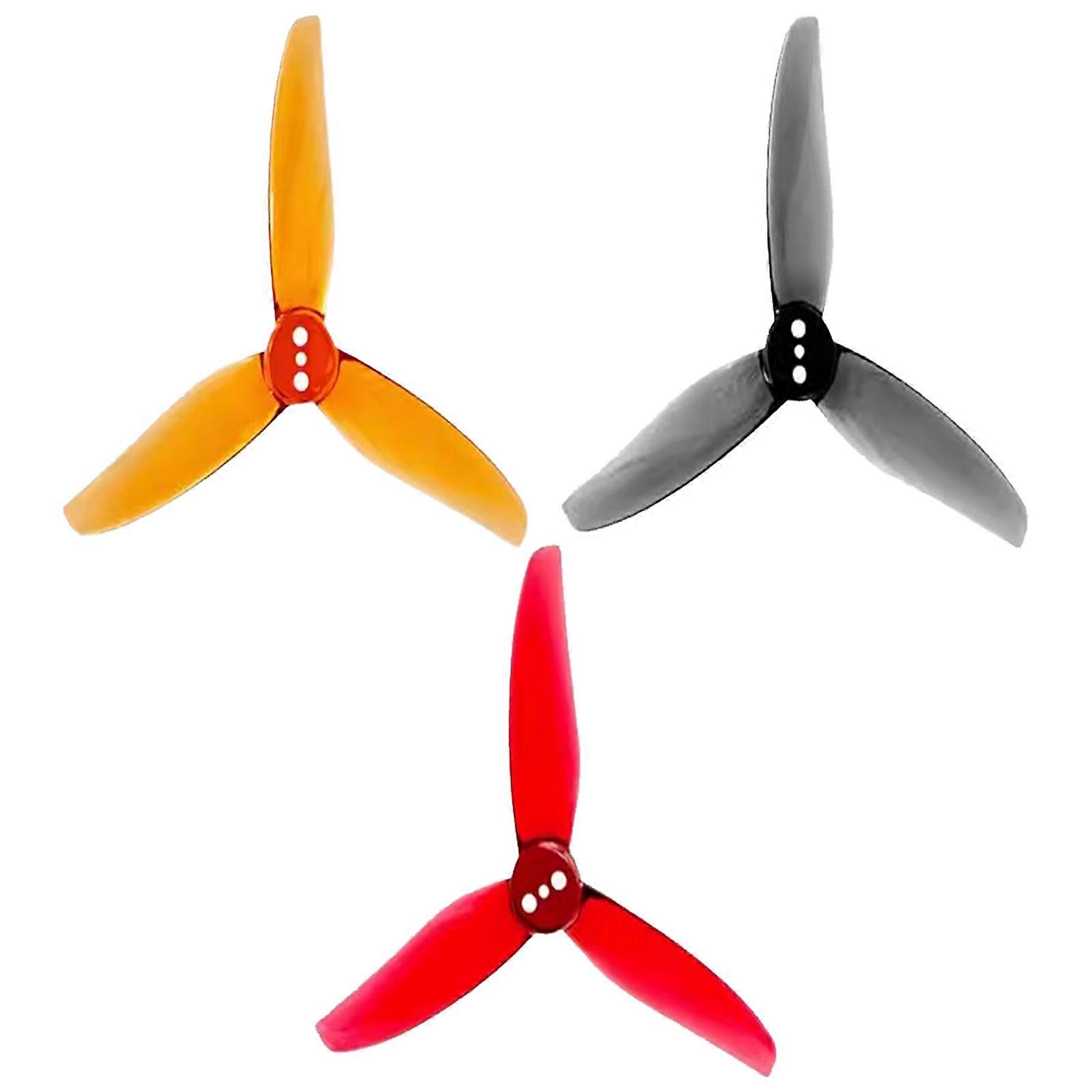 Small Aerodynamic Propeller Set Speed Drones Propellers Reduced Vibration & Best Balance for Hurricane3020 Multicolor