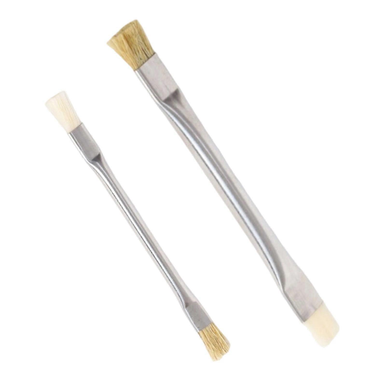 Phone Motherboard Cleaning Brush,Double Head Anti-Static Hard Brush,Motherboard Cleaning Tool Cleaning Brush Multicolor