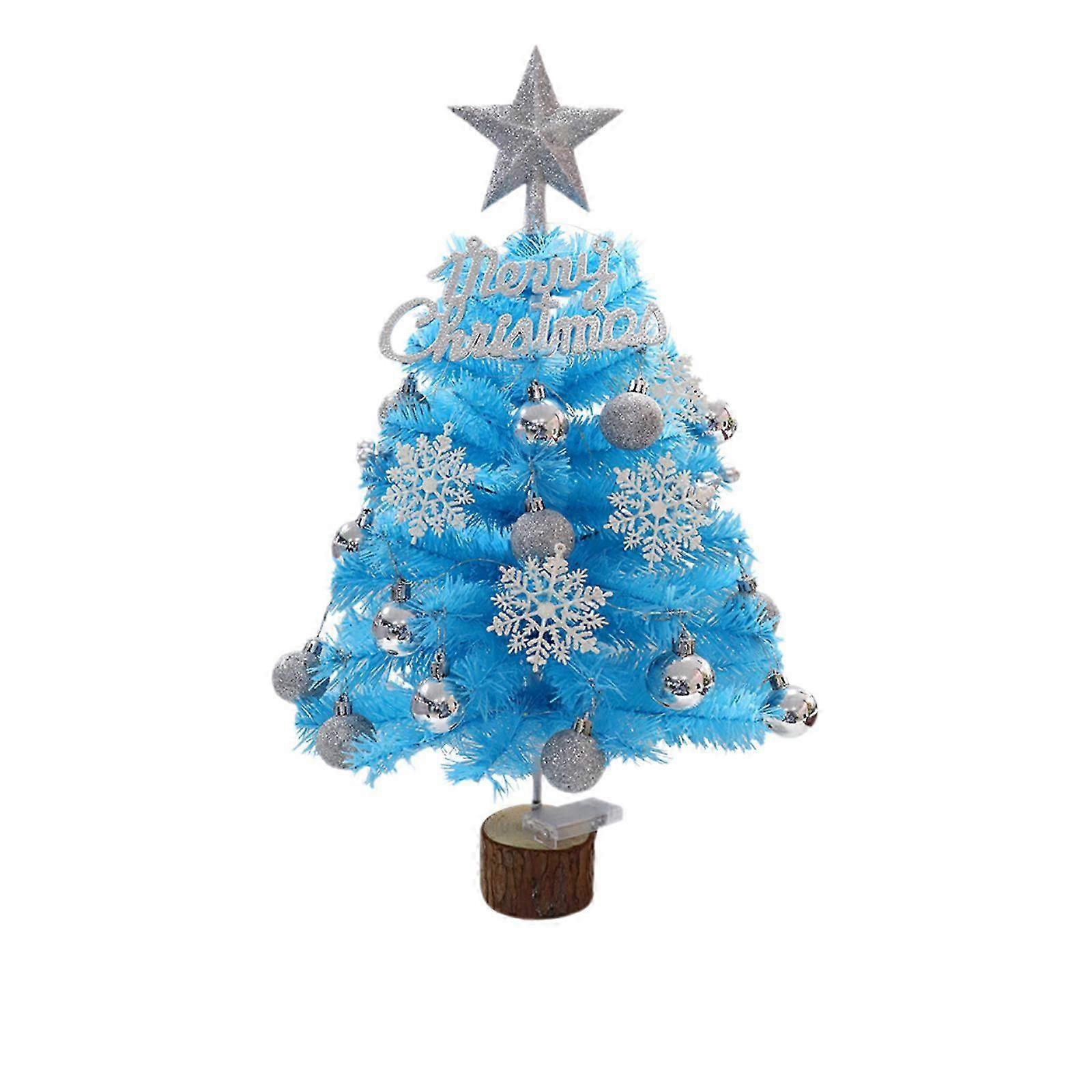 LED Christmas Tree with Ornaments for Tabletop Decoration