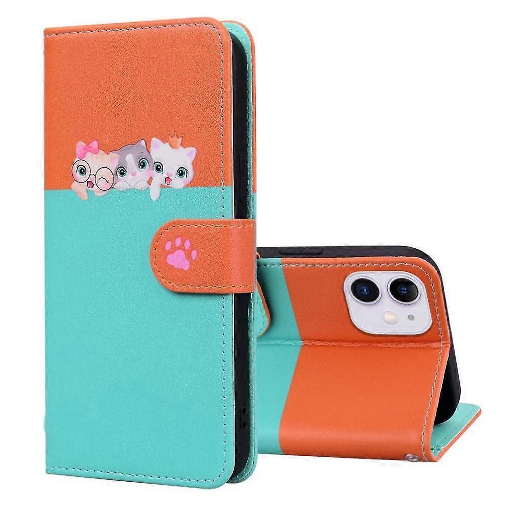 Case for compatible with iphone 11 Simple Business Flip Cover Leather Case Wallet Shockproof