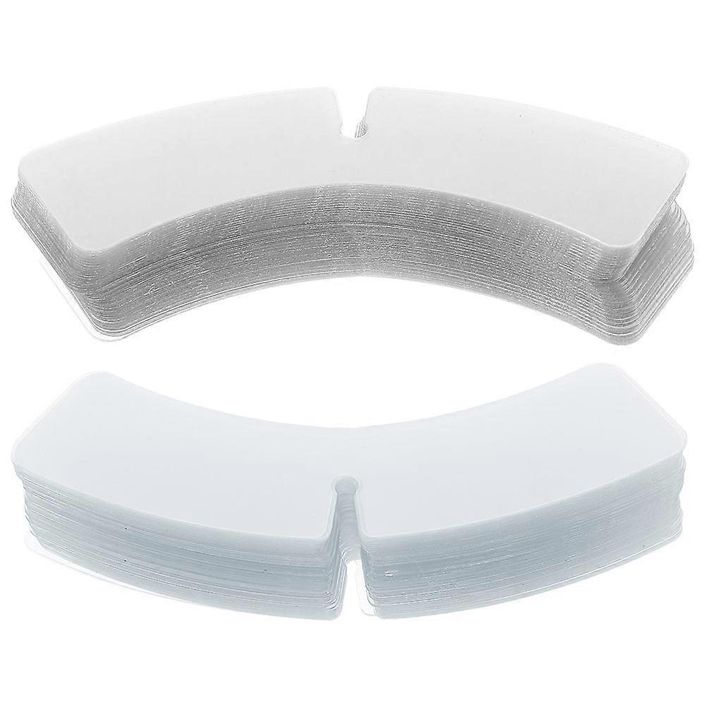 Collar Stays for Men Transparent Plastic Shirt Collar Inserts 100Pcs