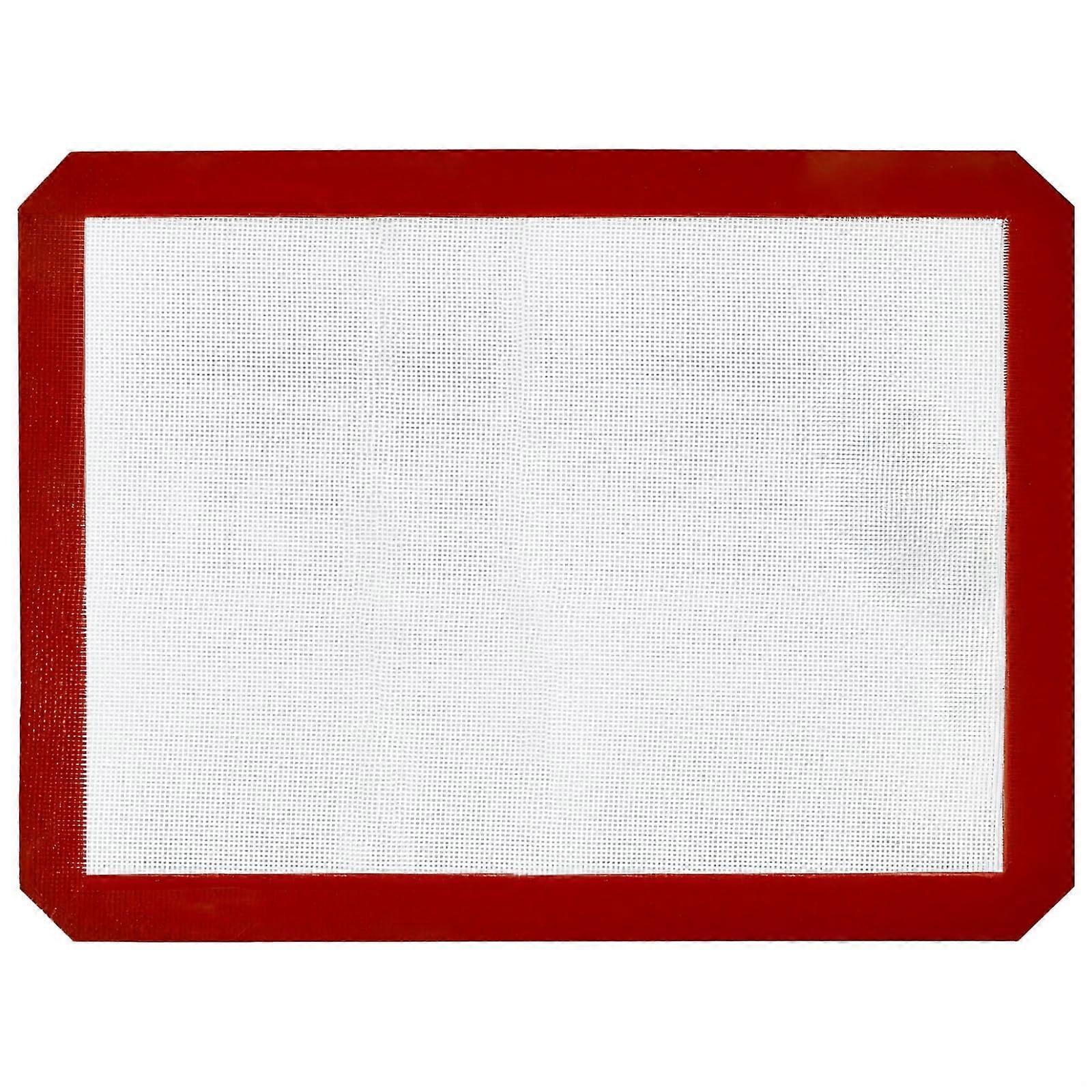 Silicone Baking Mat 16.5 x 11.6 Inch NonSlip Reusable Oven Liner for Rolling Dough, Cookies, Bread